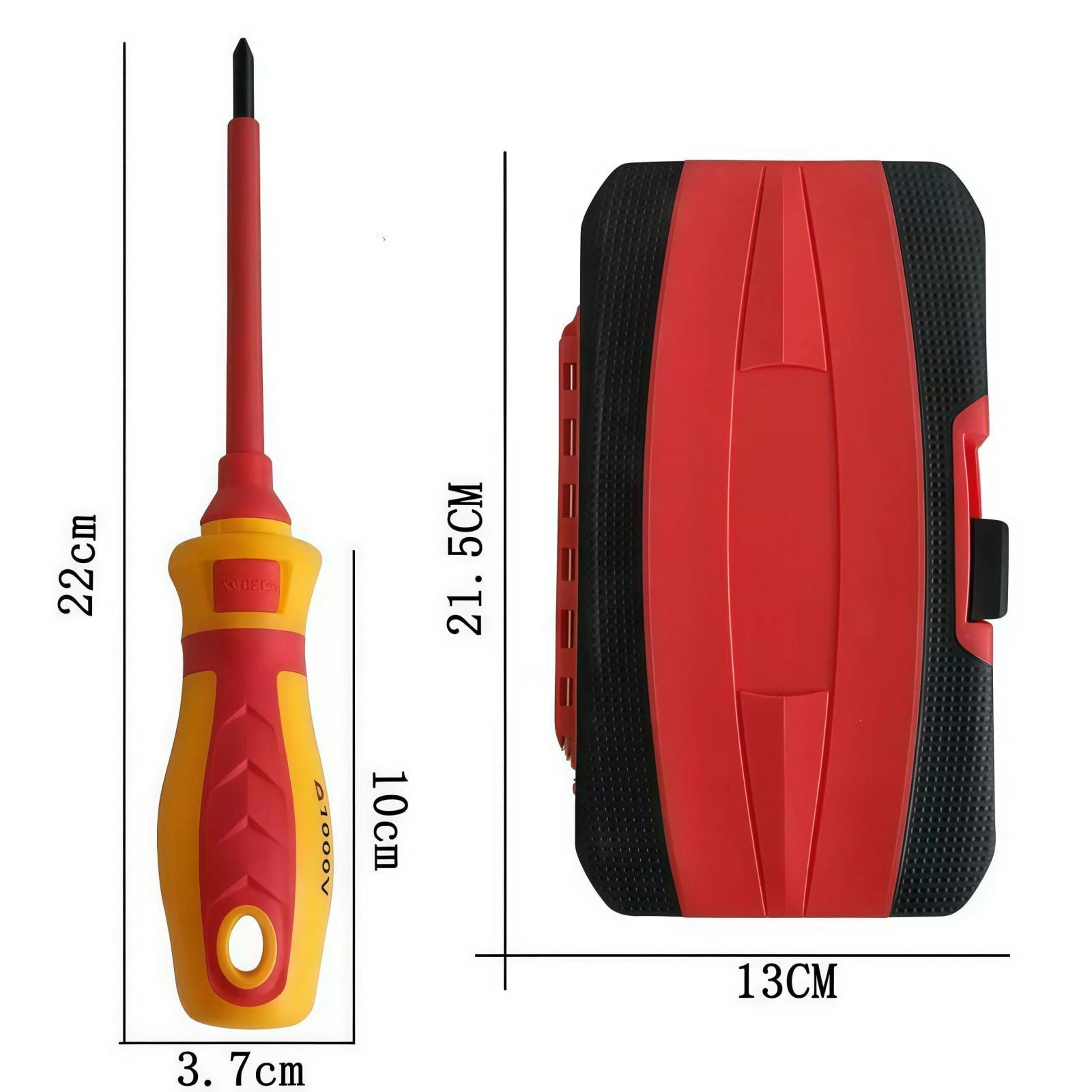 13-Piece Insulated Screwdriver Set with Voltage Tester and High-Voltage Protection for Electricians – view 6