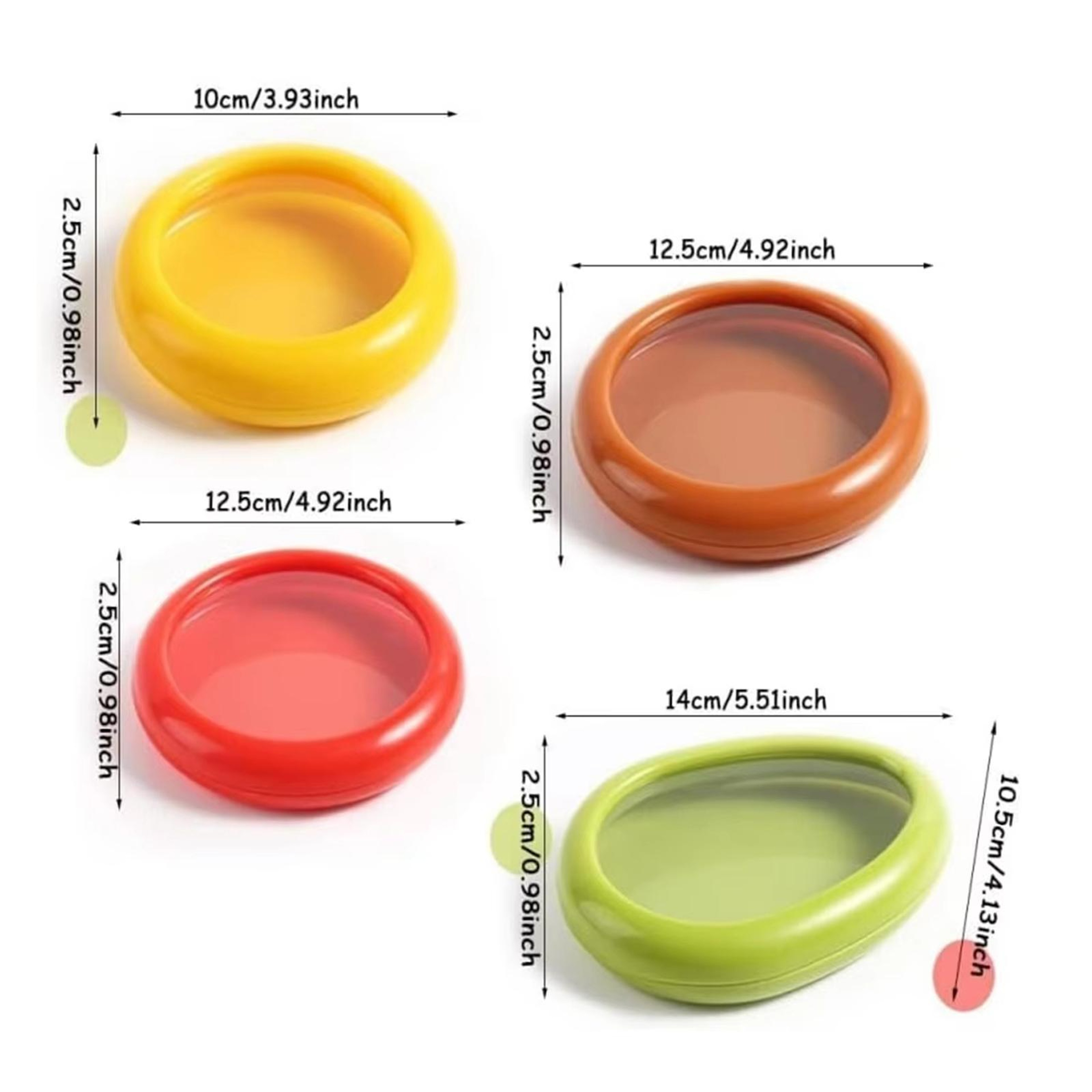 Fruit Storage Containers Set 4-Piece Airtight Fruit Storage Containers for Fridge – view 7