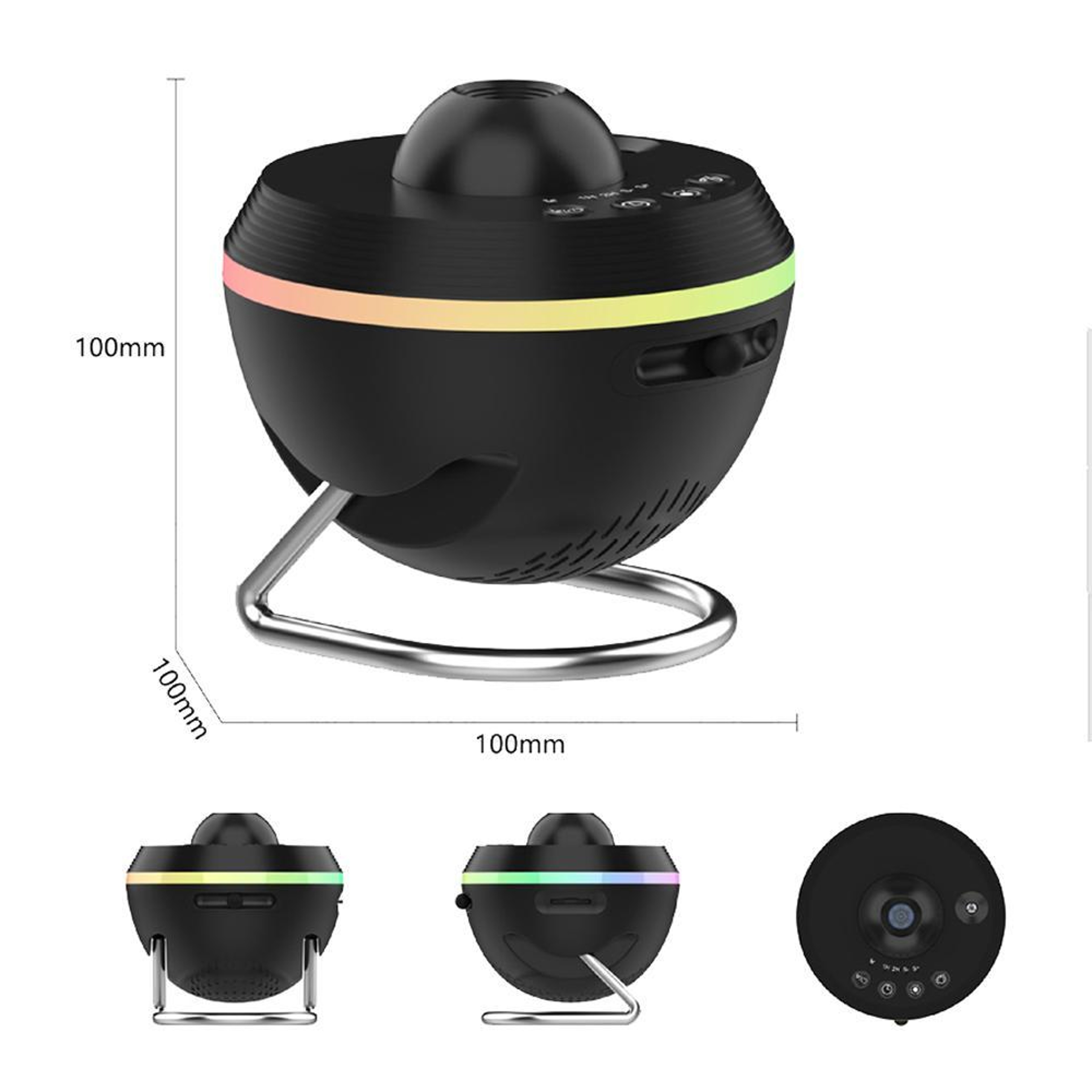 4K Galaxy Projector Starry Sky Night Light With Meteor Shower Effects  13 HD Space Films 1