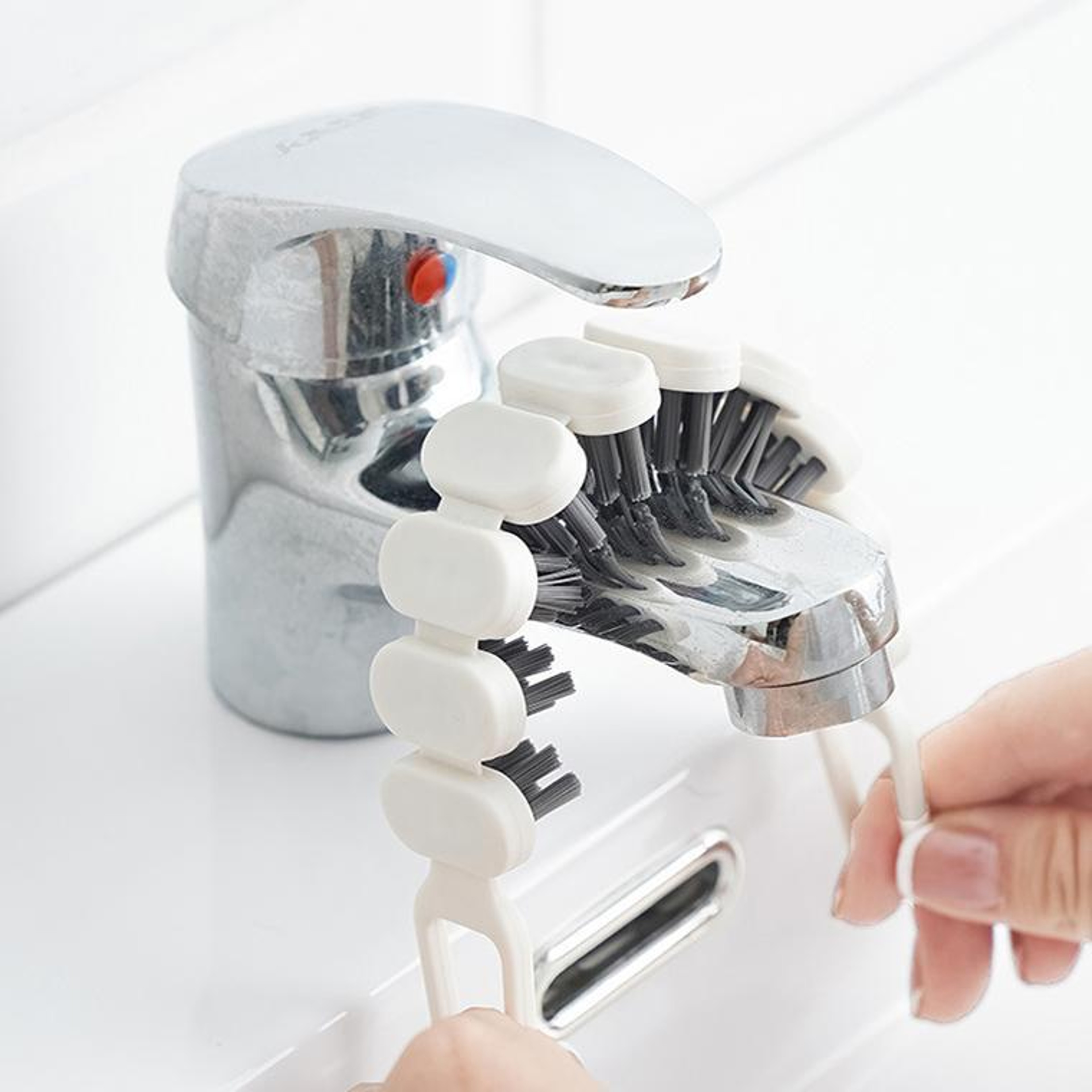 Crevice Cleaning Brush Set for Faucets, Sinks & Tight Spaces 2PCS – view 7