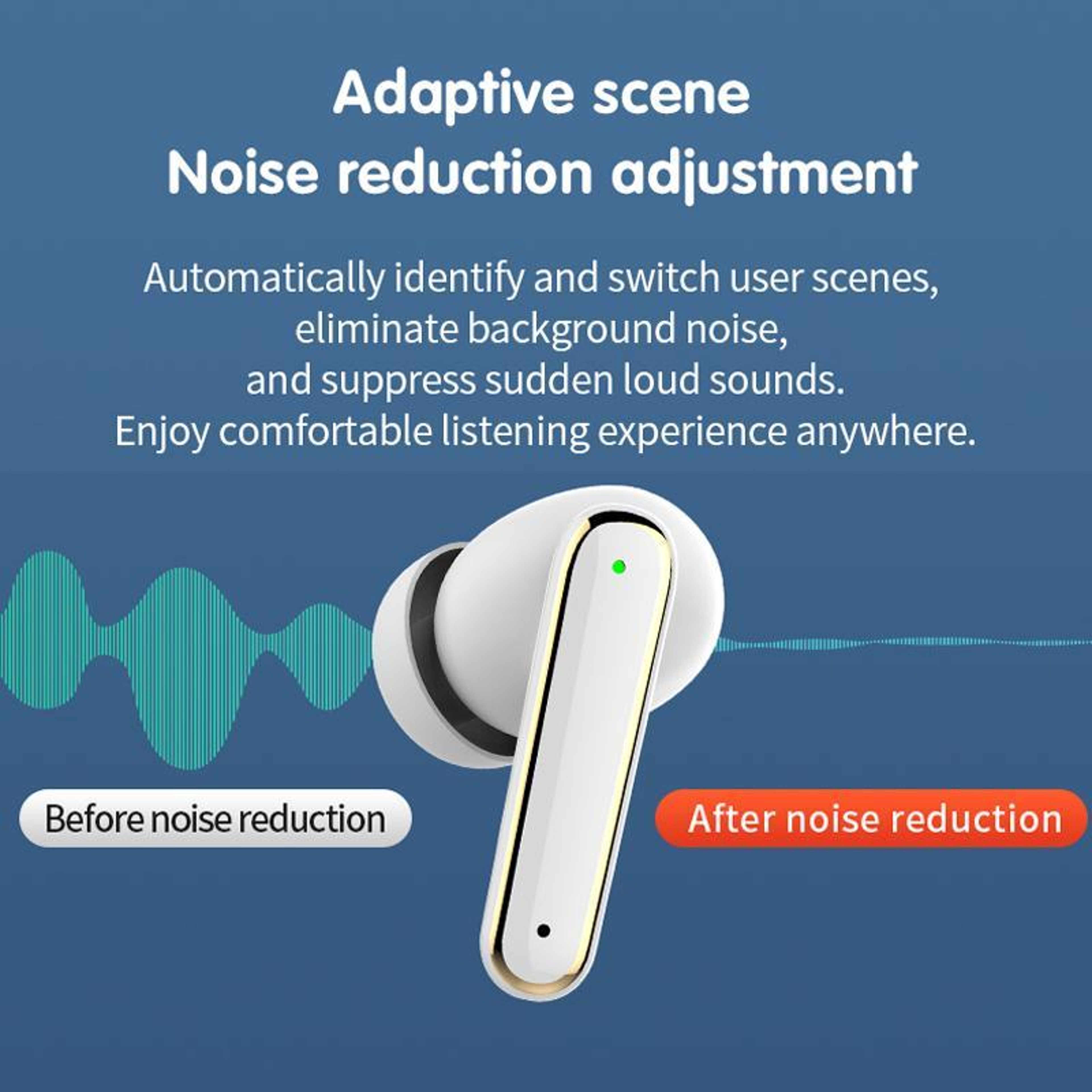 Rechargeable Digital Hearing Aid With Smart Touch Control  Charging Case 7