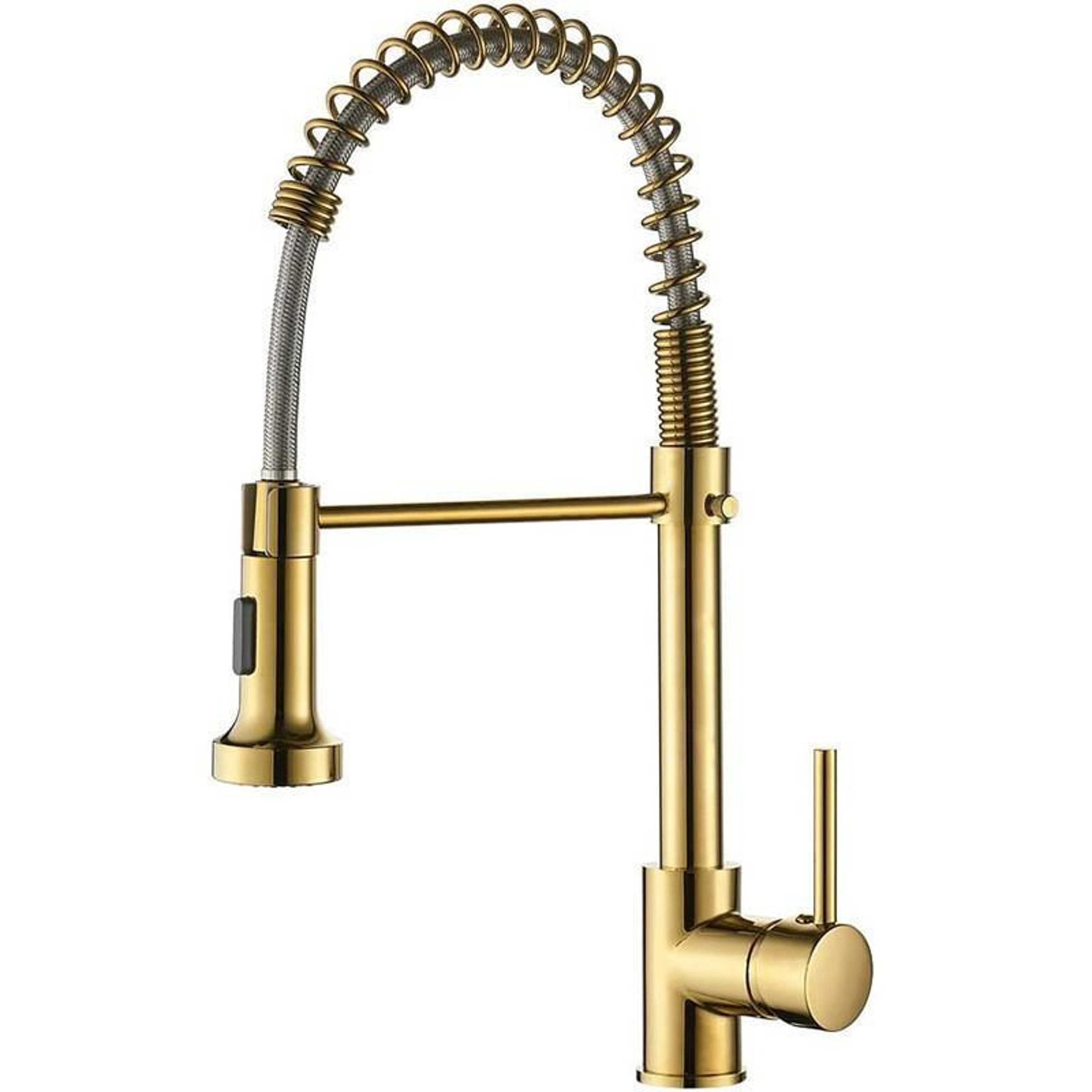 Stainless Steel Pull Down Kitchen Faucet With Dual Mode Sprayer  Hot Cold Mixer Tap 6