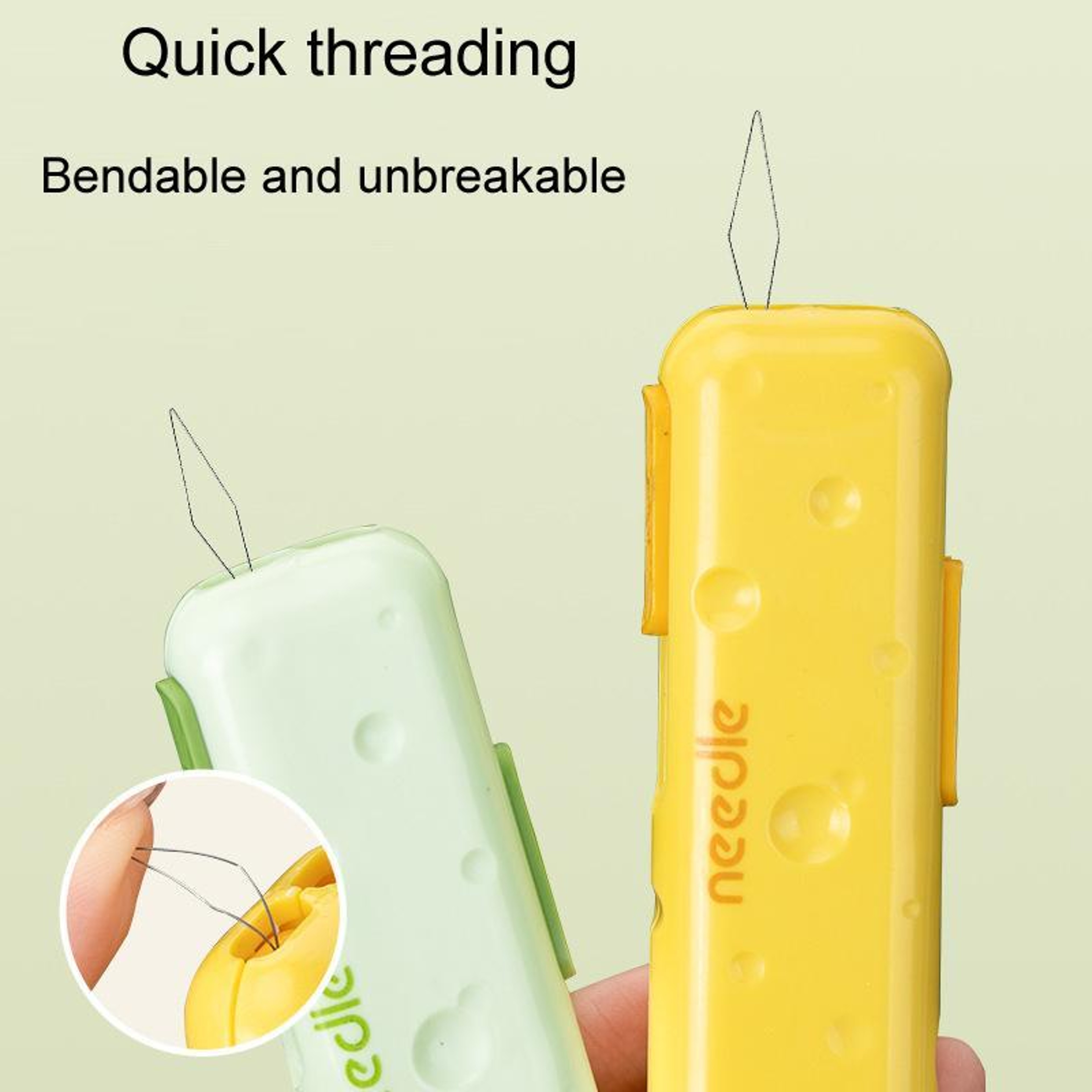 3in1 Magnetic Needle Threader  Seam Ripper Portable Sewing Tool With Needle Storage 3