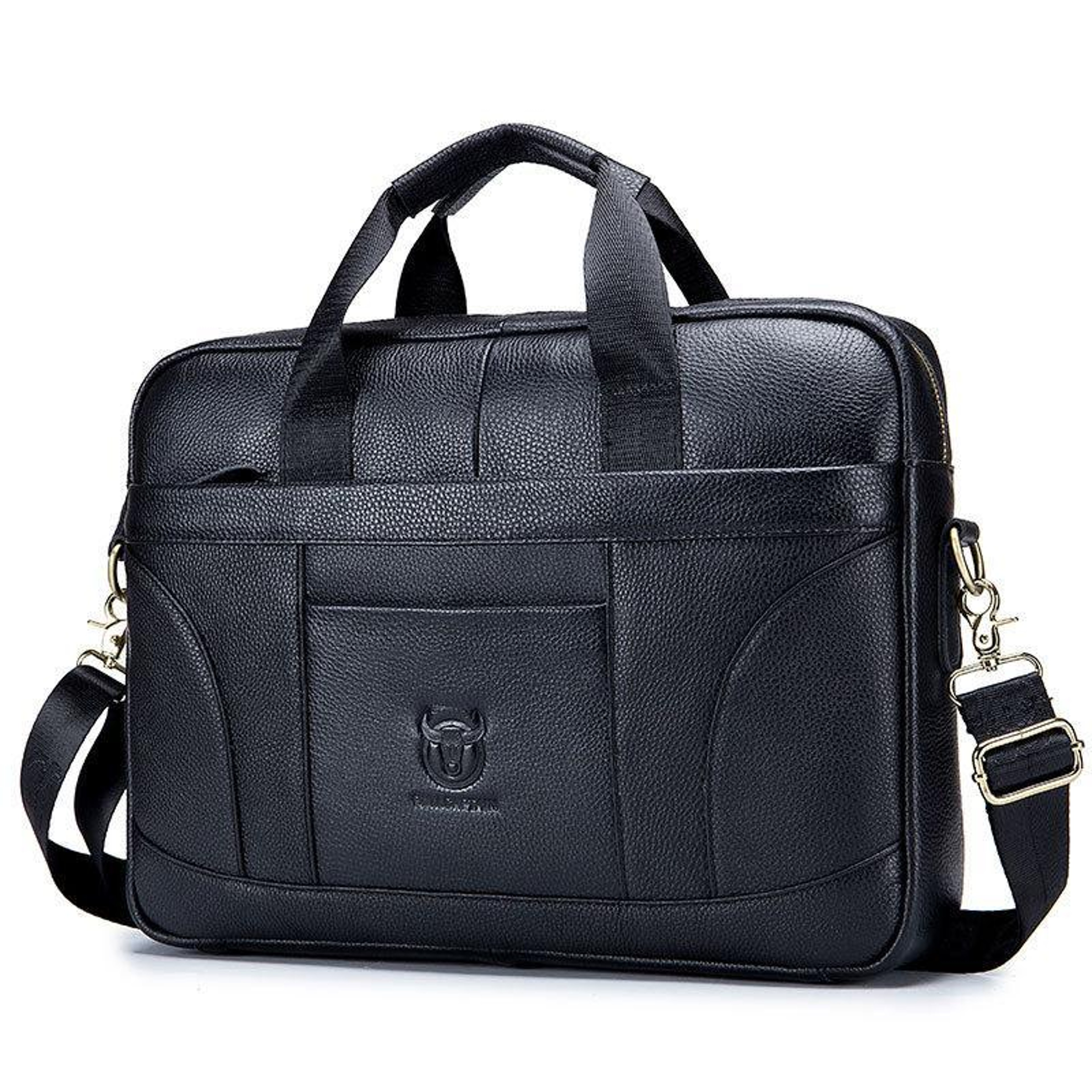 Premium Large Capacity Cowhide Briefcase for Business Professionals – view 9