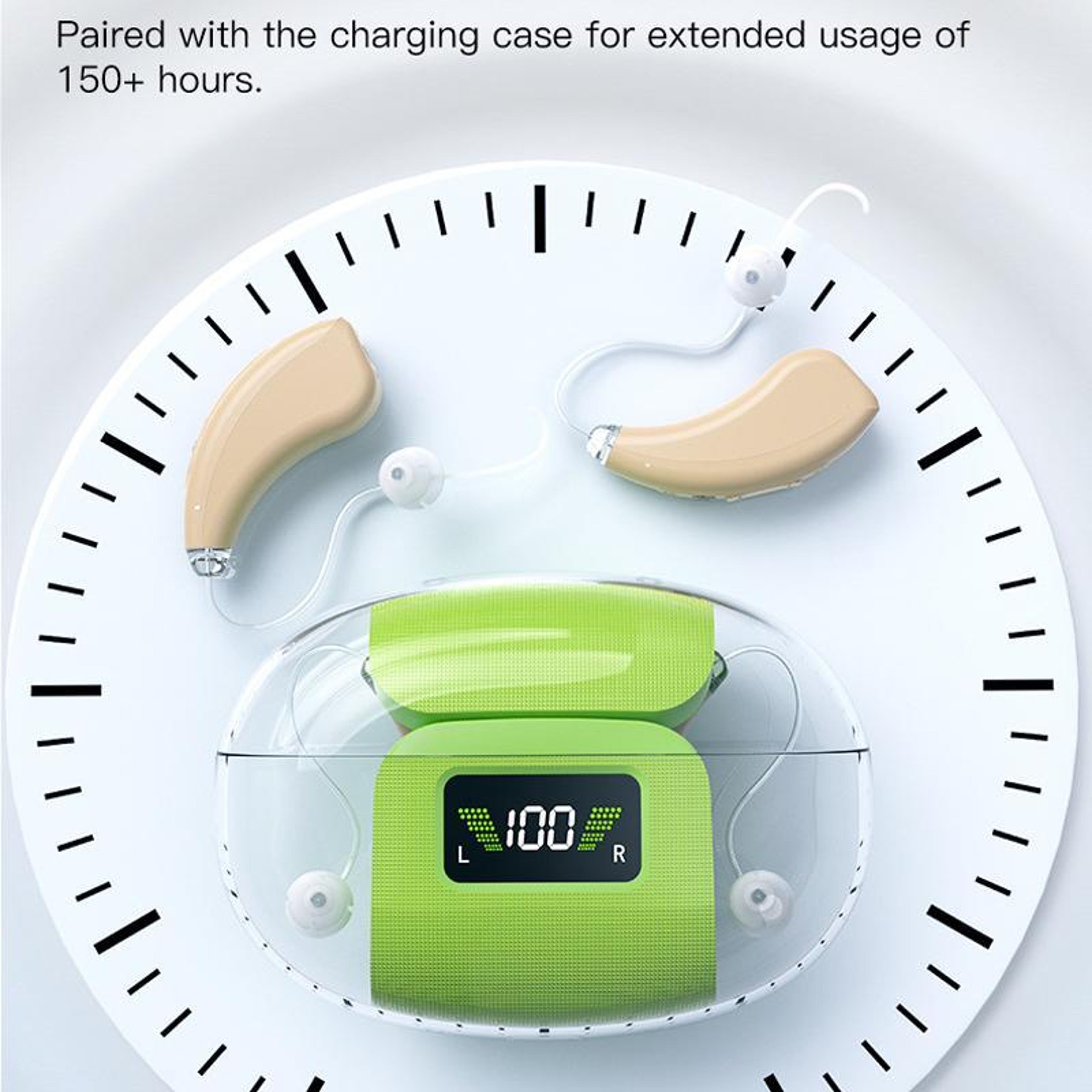 Premium 16 Channel Digital Hearing Aid for Elderly with Rechargeable Charging Case – view 7