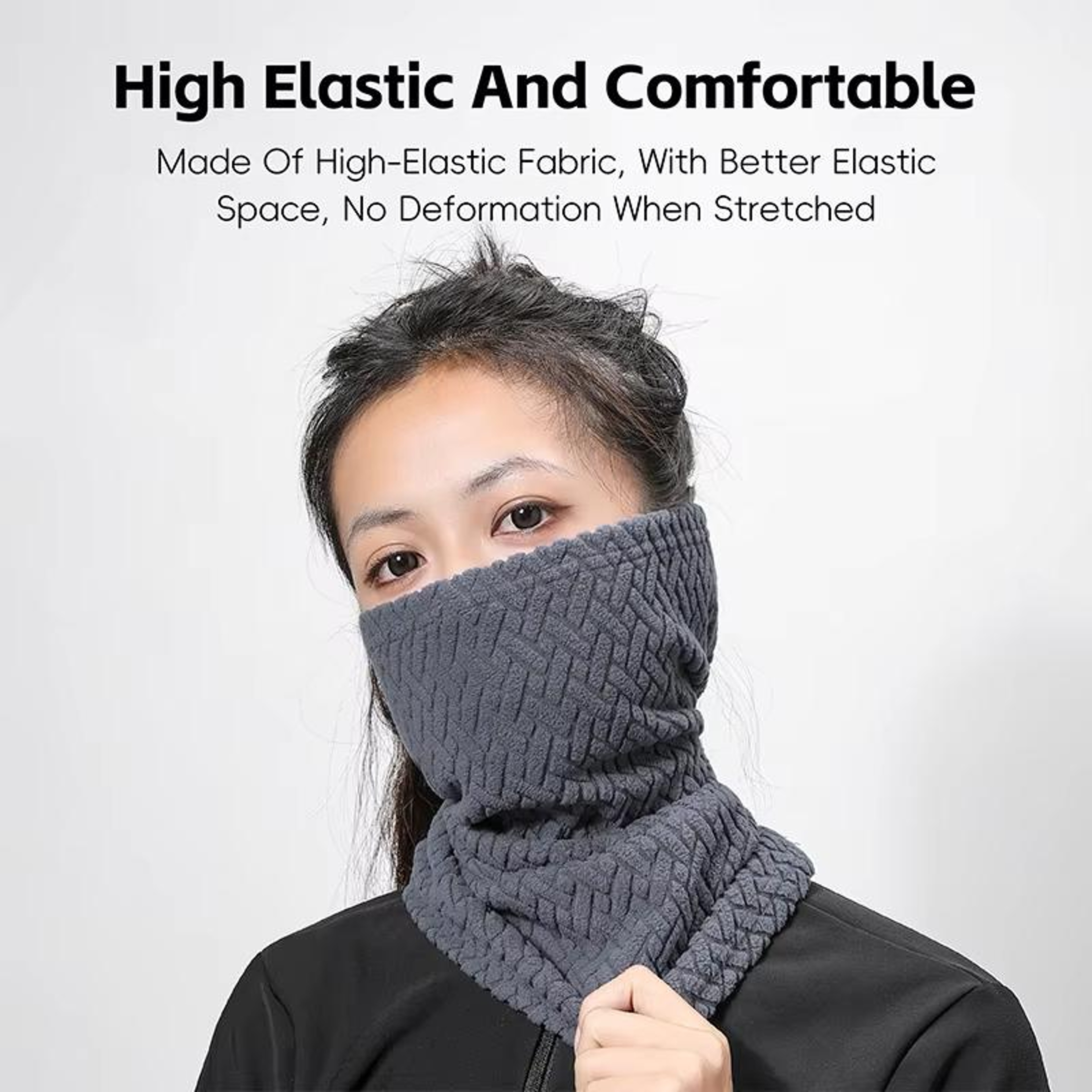 Performance Winter Cycling Mask  Windproof Neck Warmer Thermal Fleece Face Cover 6