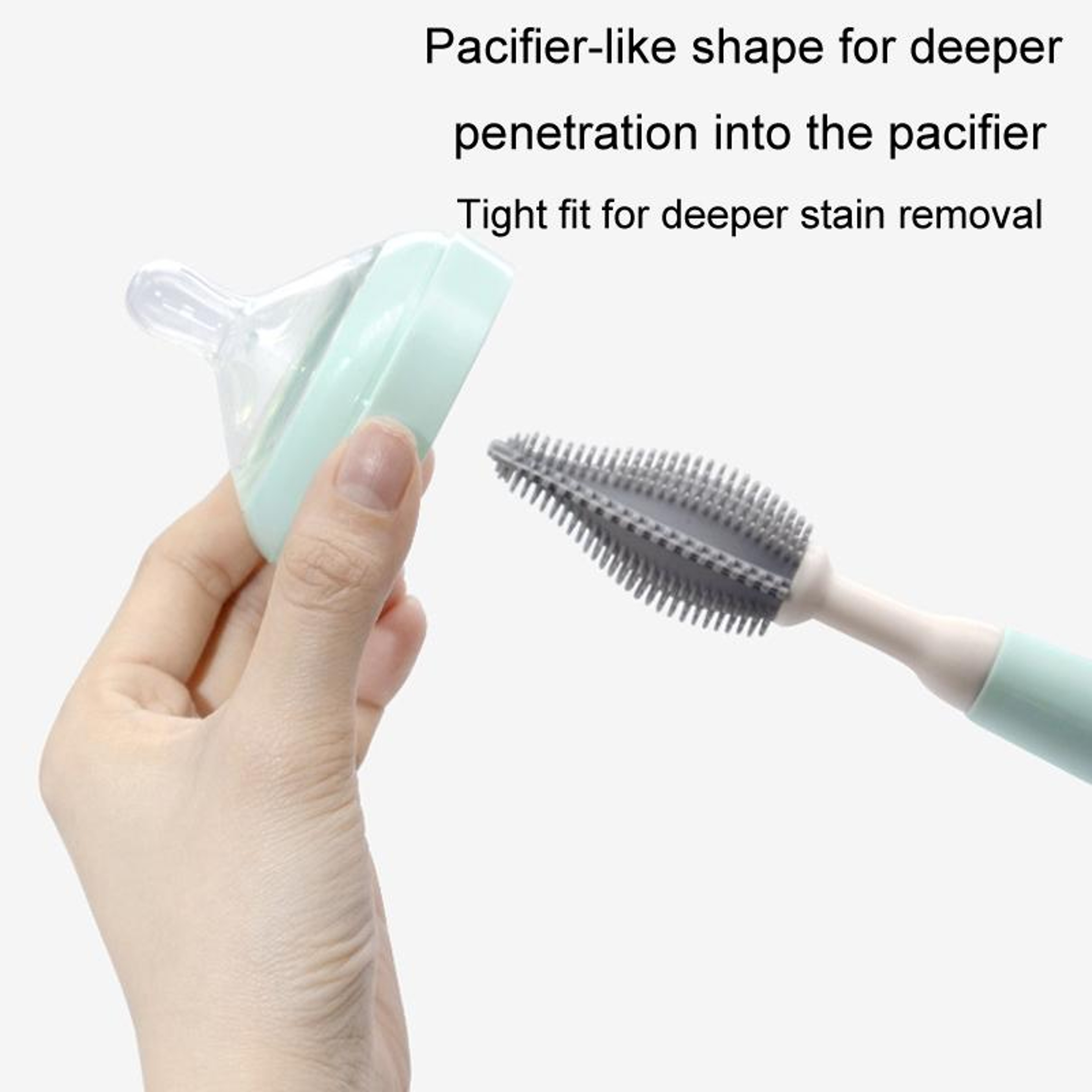 Premium Silicone Rotating Bottle Cleaning Brush Set Baby Bottle Straw  Nipple Cleaner 7