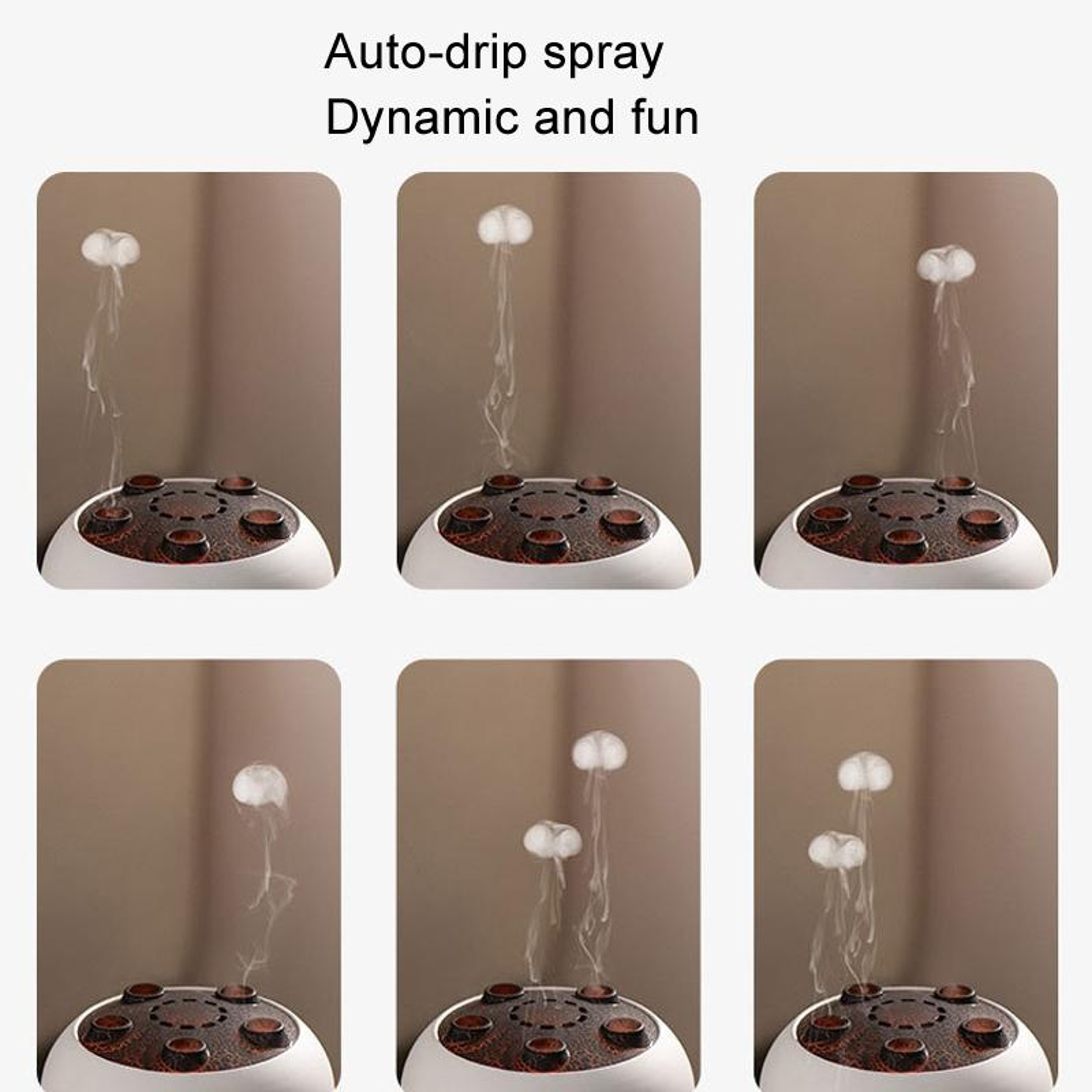 Dynamic Multi Spray Aromatherapy Diffuser  Colorful Lights Humidifier With Remote Control 12