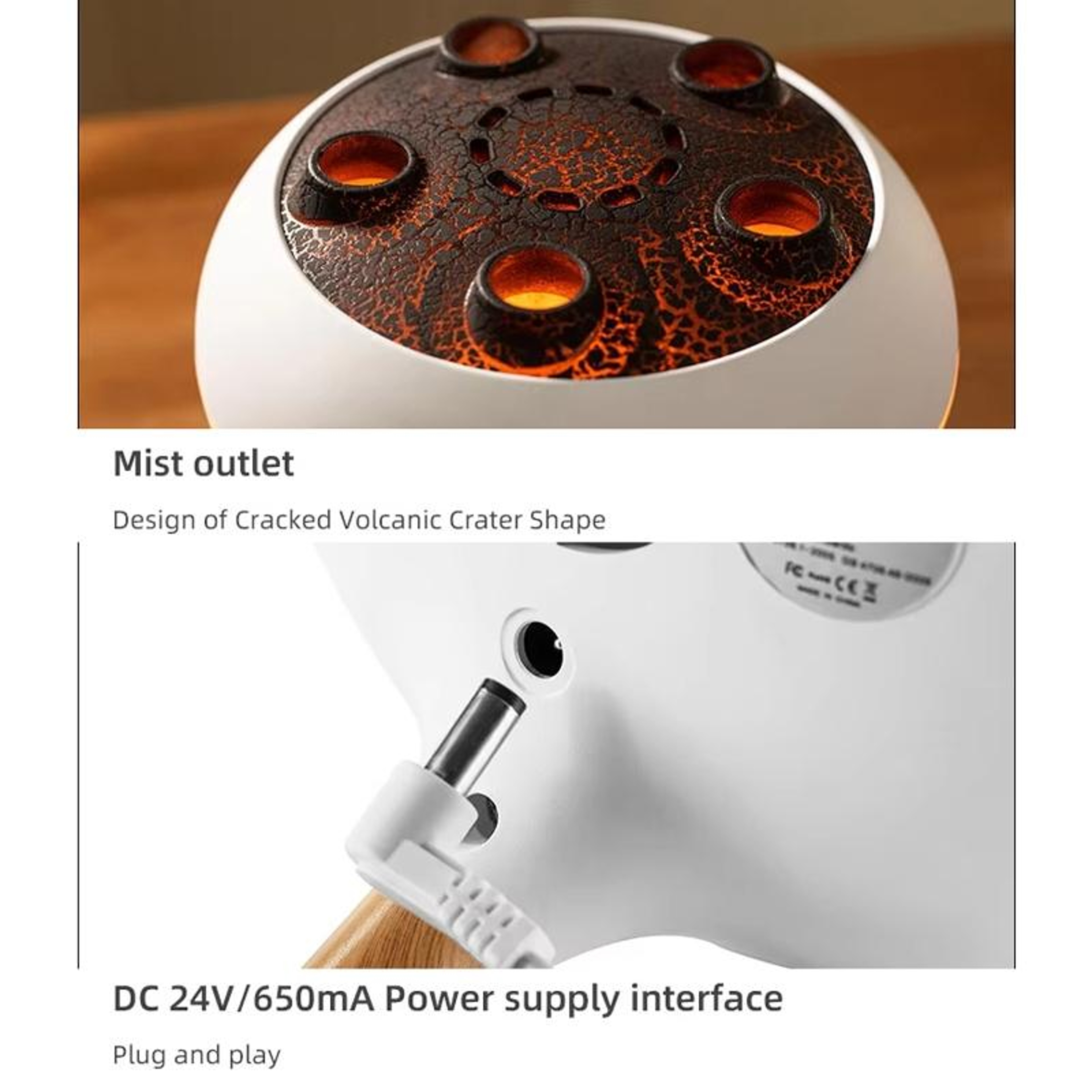 Dynamic Multi Spray Aromatherapy Diffuser  Colorful Lights Humidifier With Remote Control 3