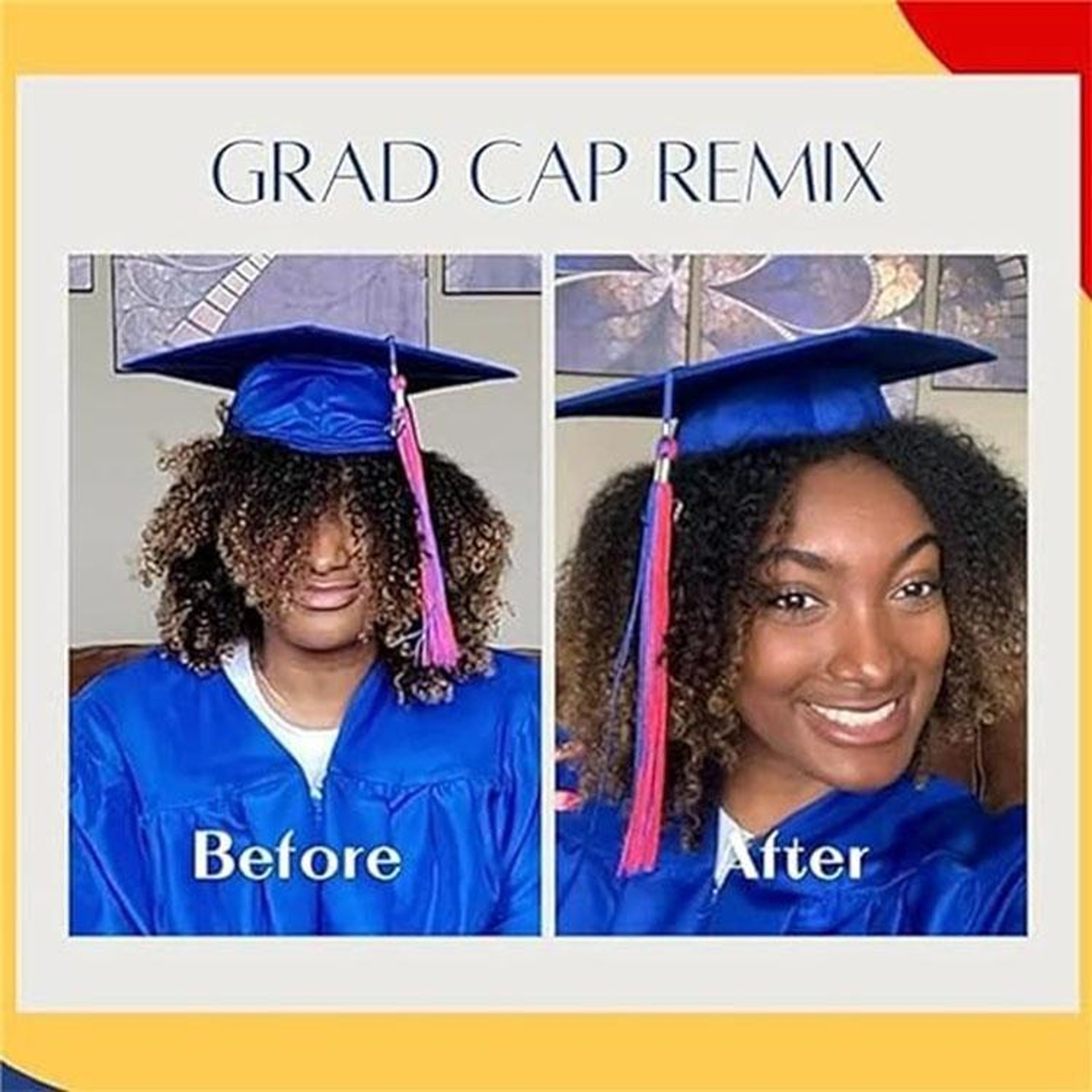 Adjustable Graduation Hat Support Frame Stand with Comfort Stabilizer – view 4