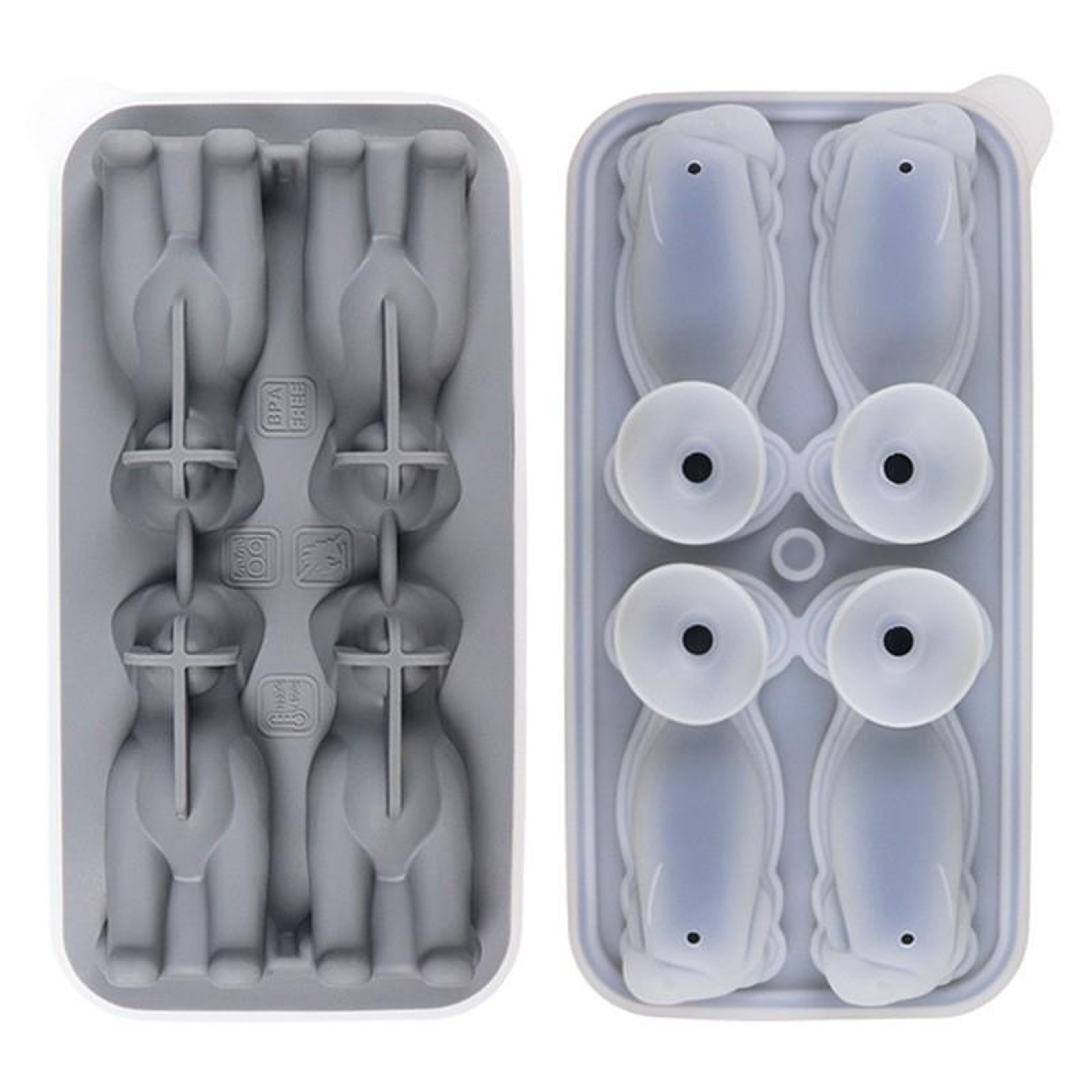 3D Dog Ice Mold Silicone Tray For Drinks  Cocktails 12