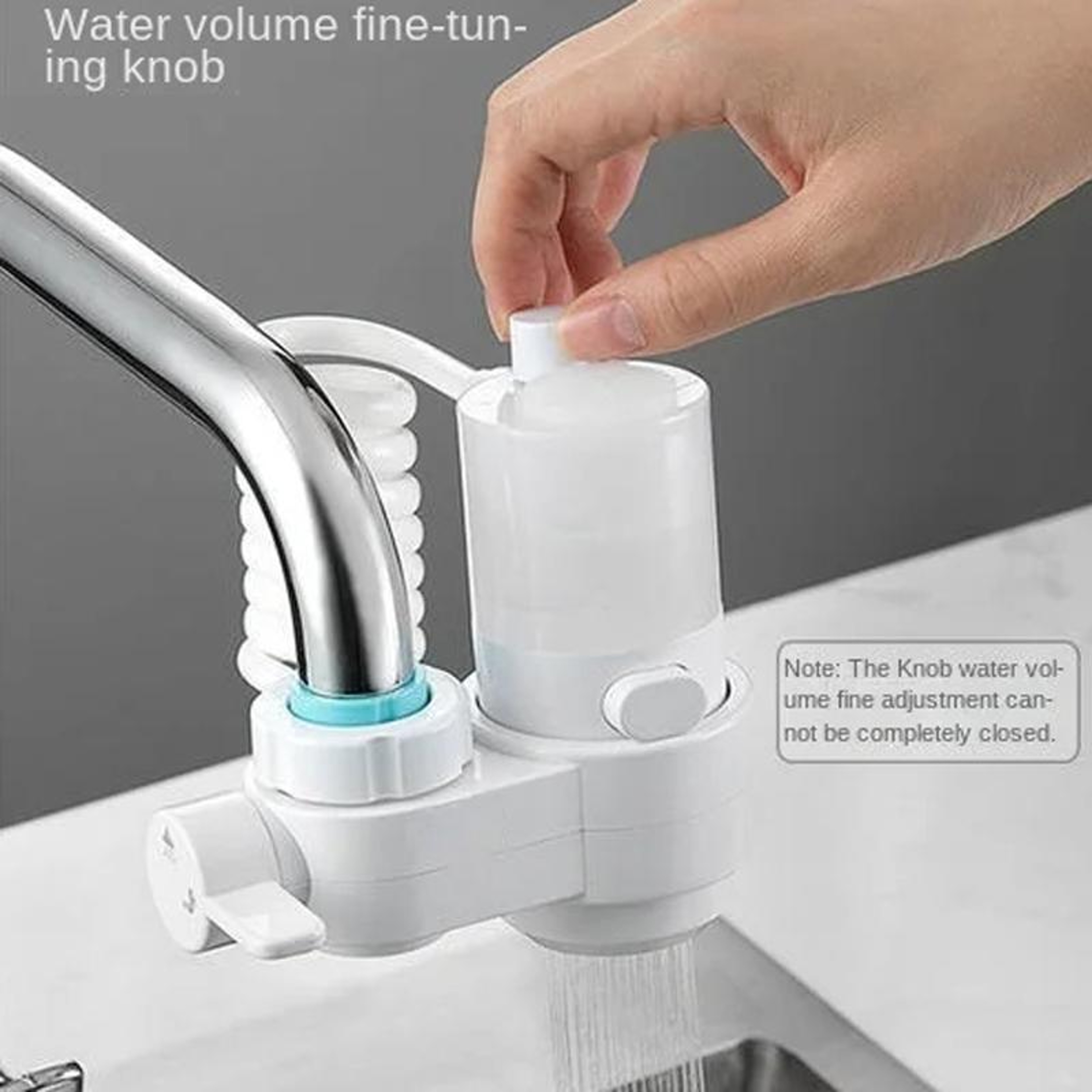 Kitchen Foam Pumping Faucet Extender With Splash Free Flexible Hose 1
