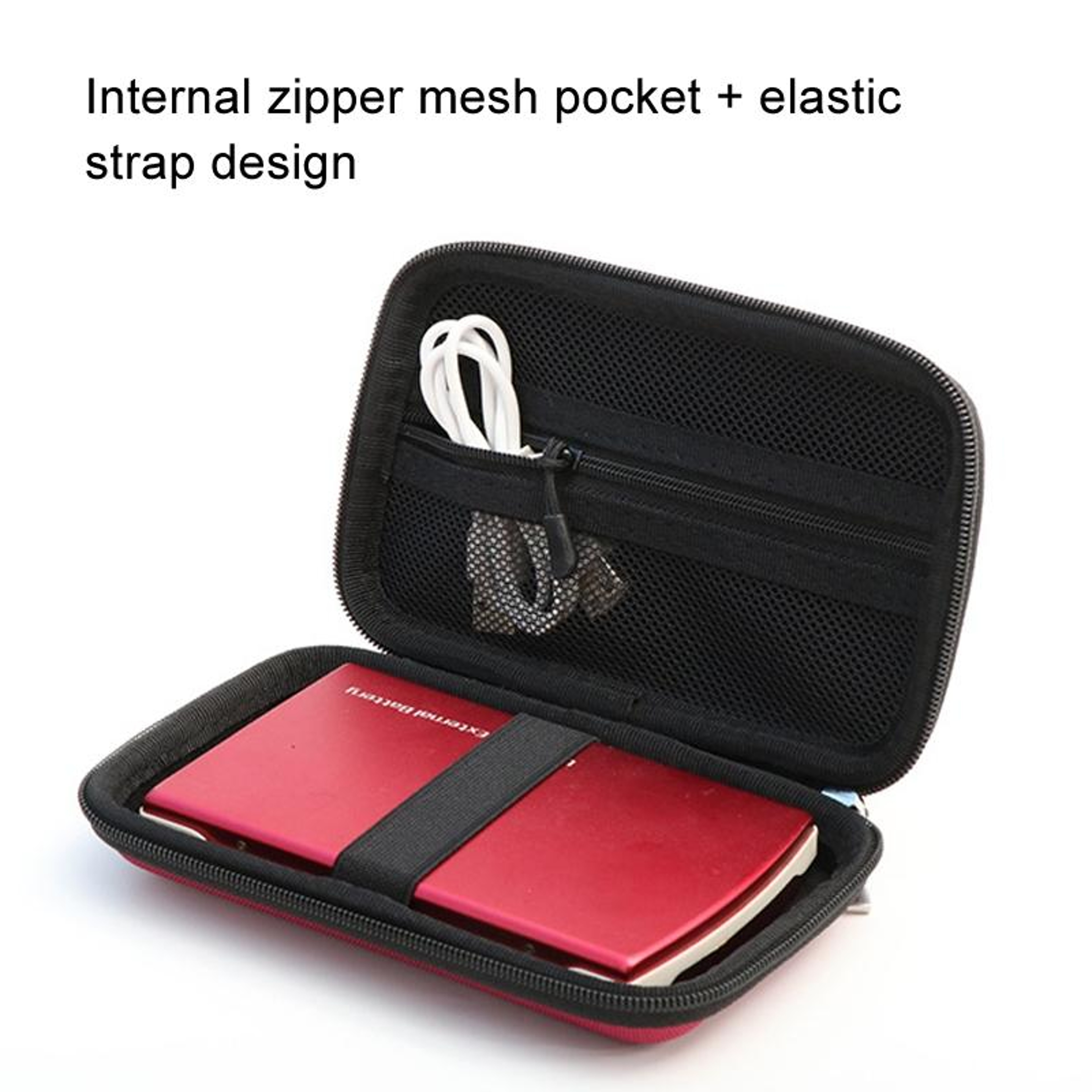 Premium EVA Cable  Digital Storage Case Hard Shell Electronics Organizer 6