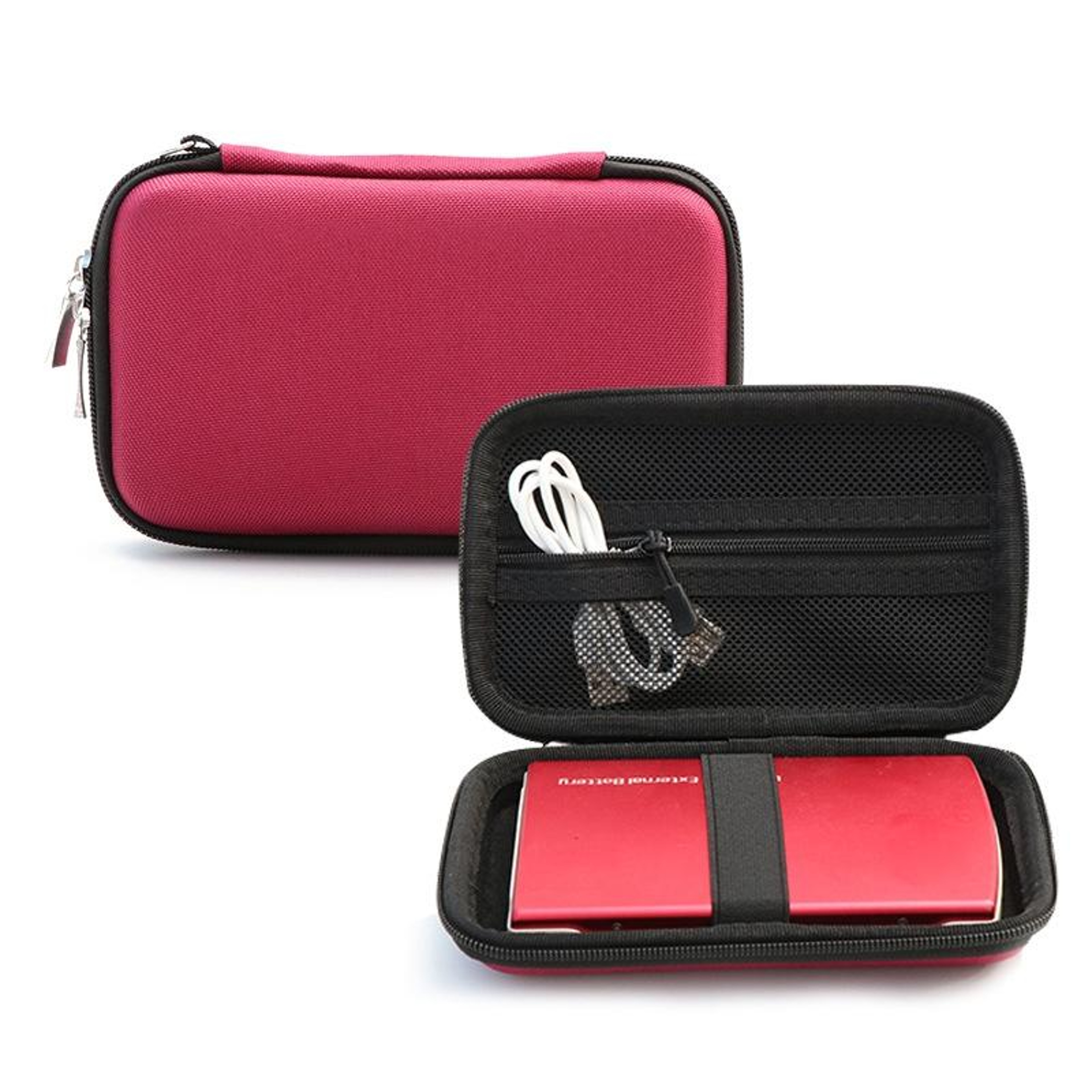 Premium EVA Cable  Digital Storage Case Hard Shell Electronics Organizer 9