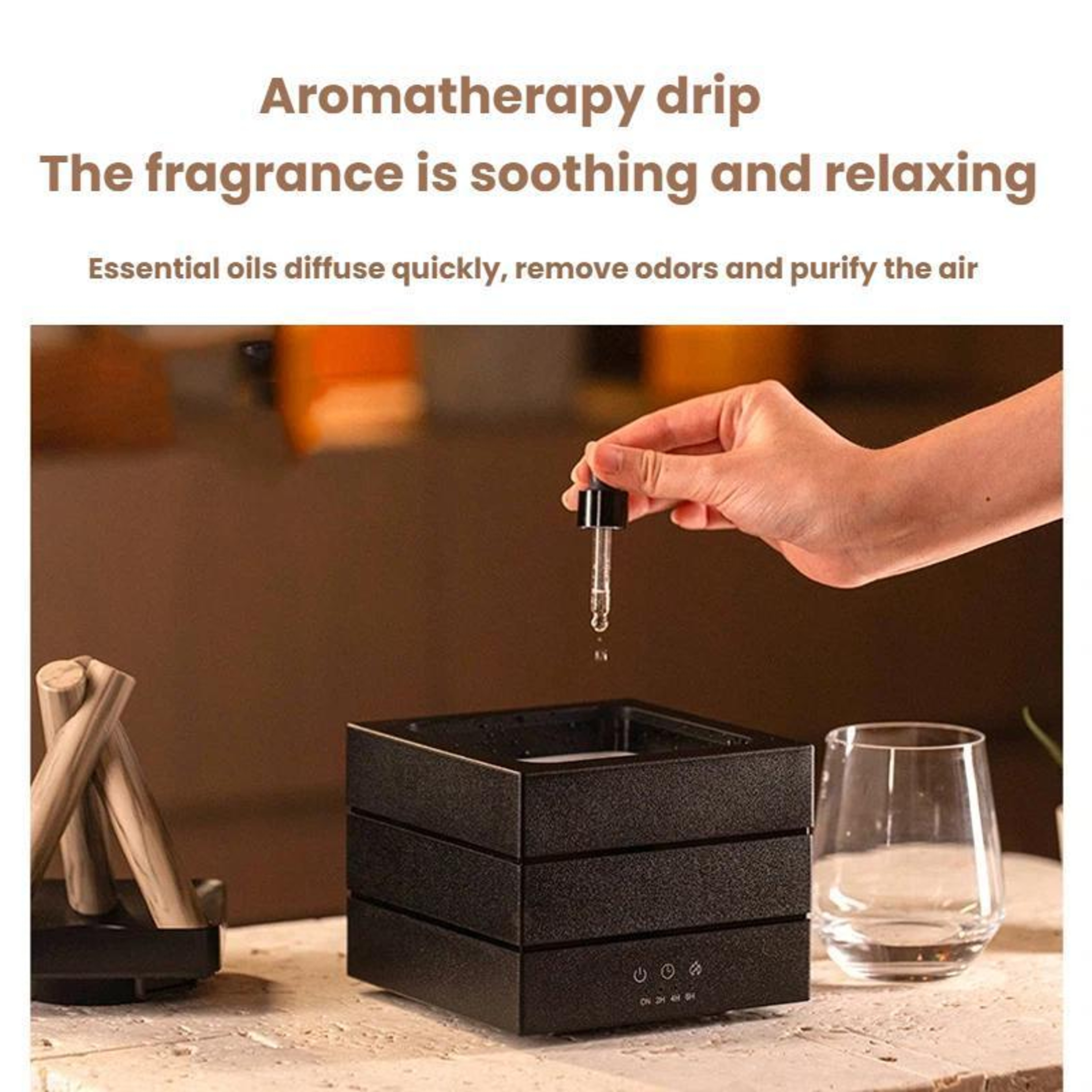 Premium USB Aromatherapy Diffuser  Desktop Air Humidifier With Colorful Gradient Flame 1