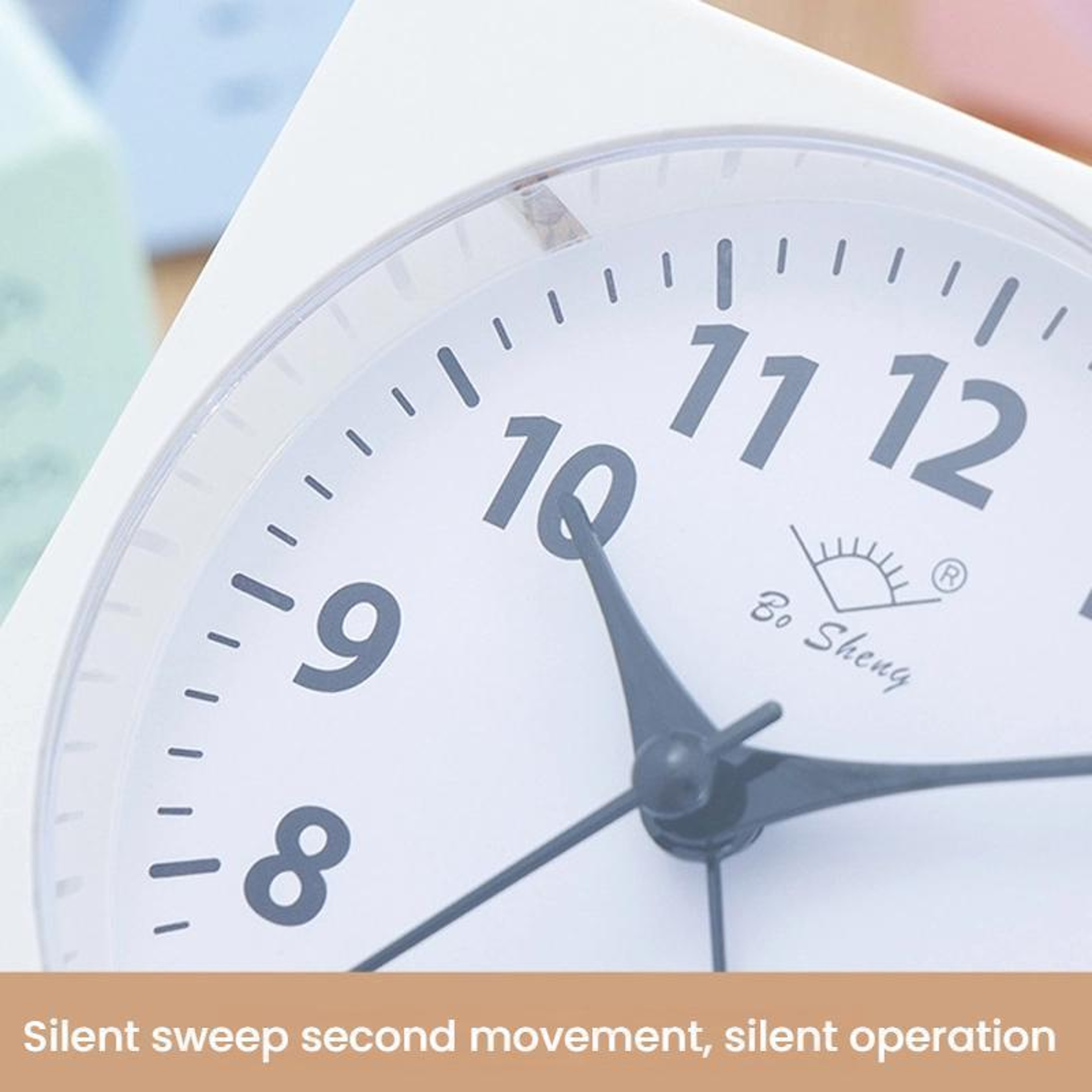 Modern Silent Quartz Alarm Clock With Weekly Function For Desk  Bedside 3