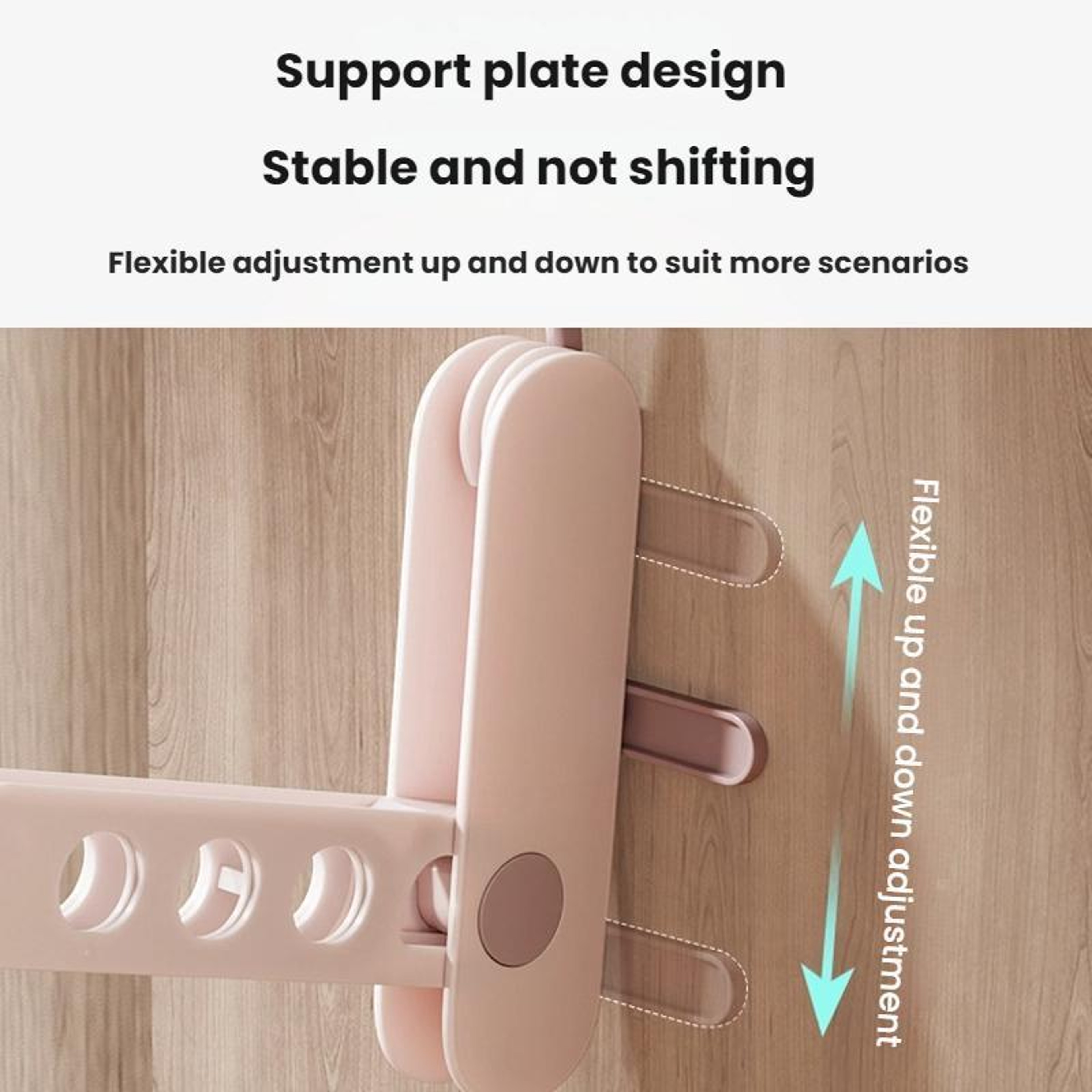 Portable 7 Hole Foldable Travel Clothes Drying Rack 2