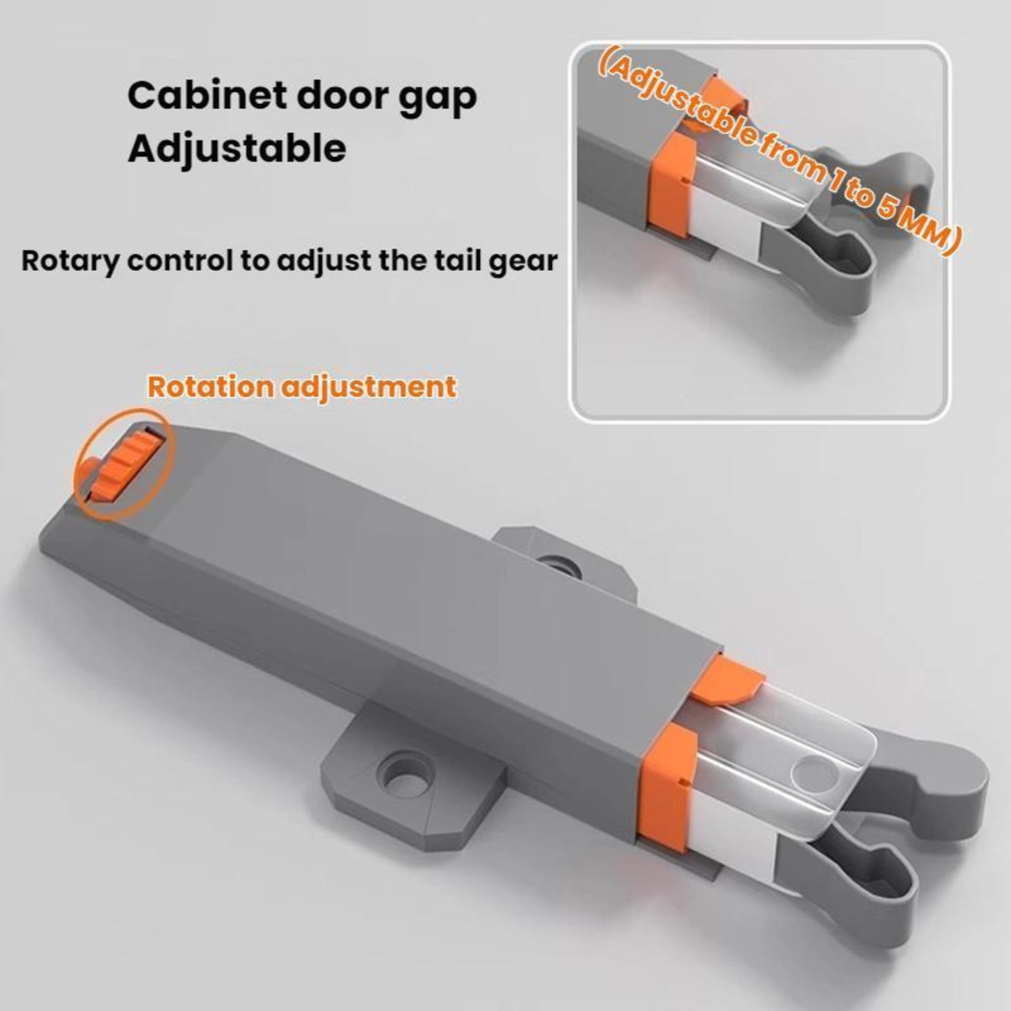 Heavy Duty Push to Open Concealed Cabinet Door Rebounder Hardware – view 5
