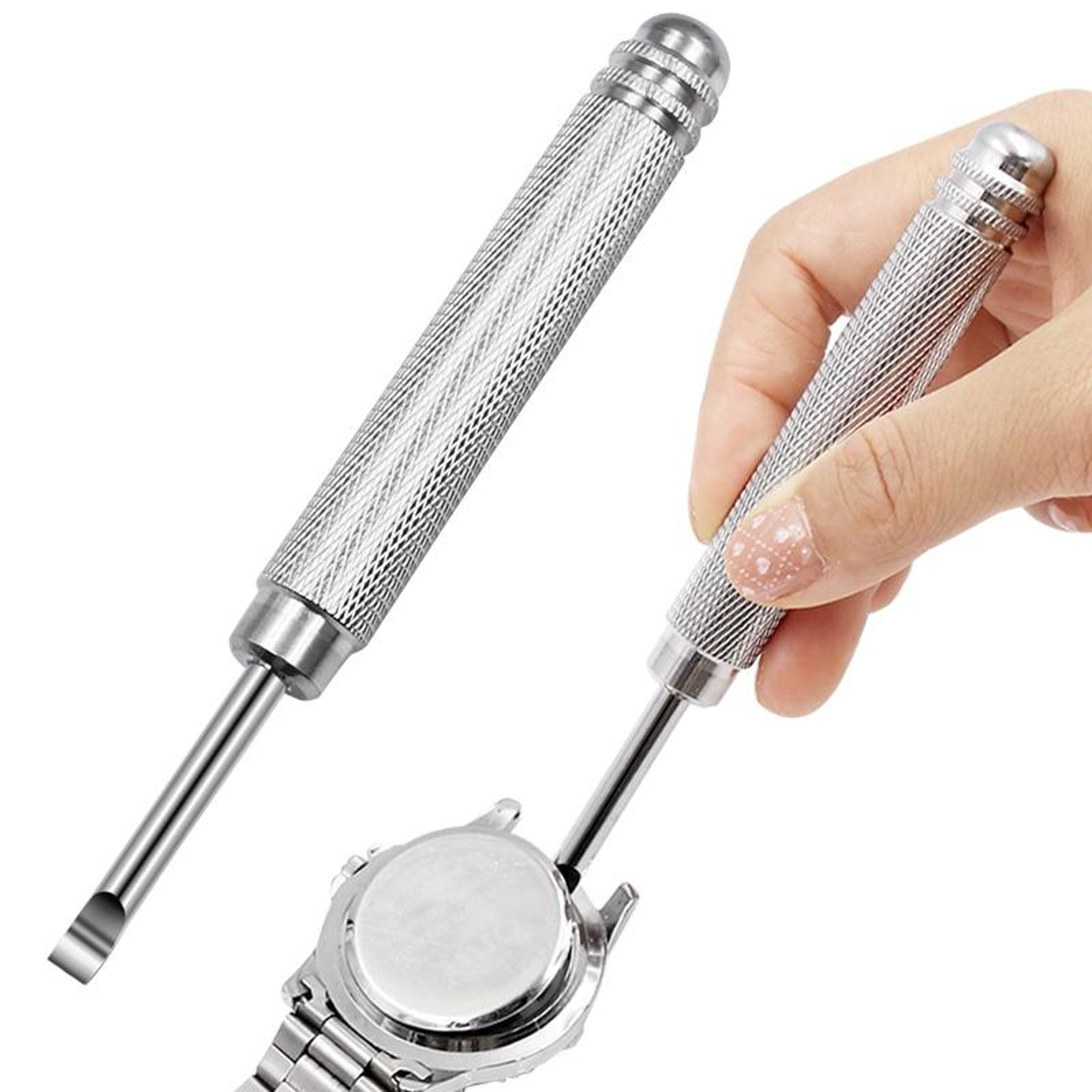 Premium Long Handle Watch Back Cover Prying Tool For Easy Battery Replacement 4