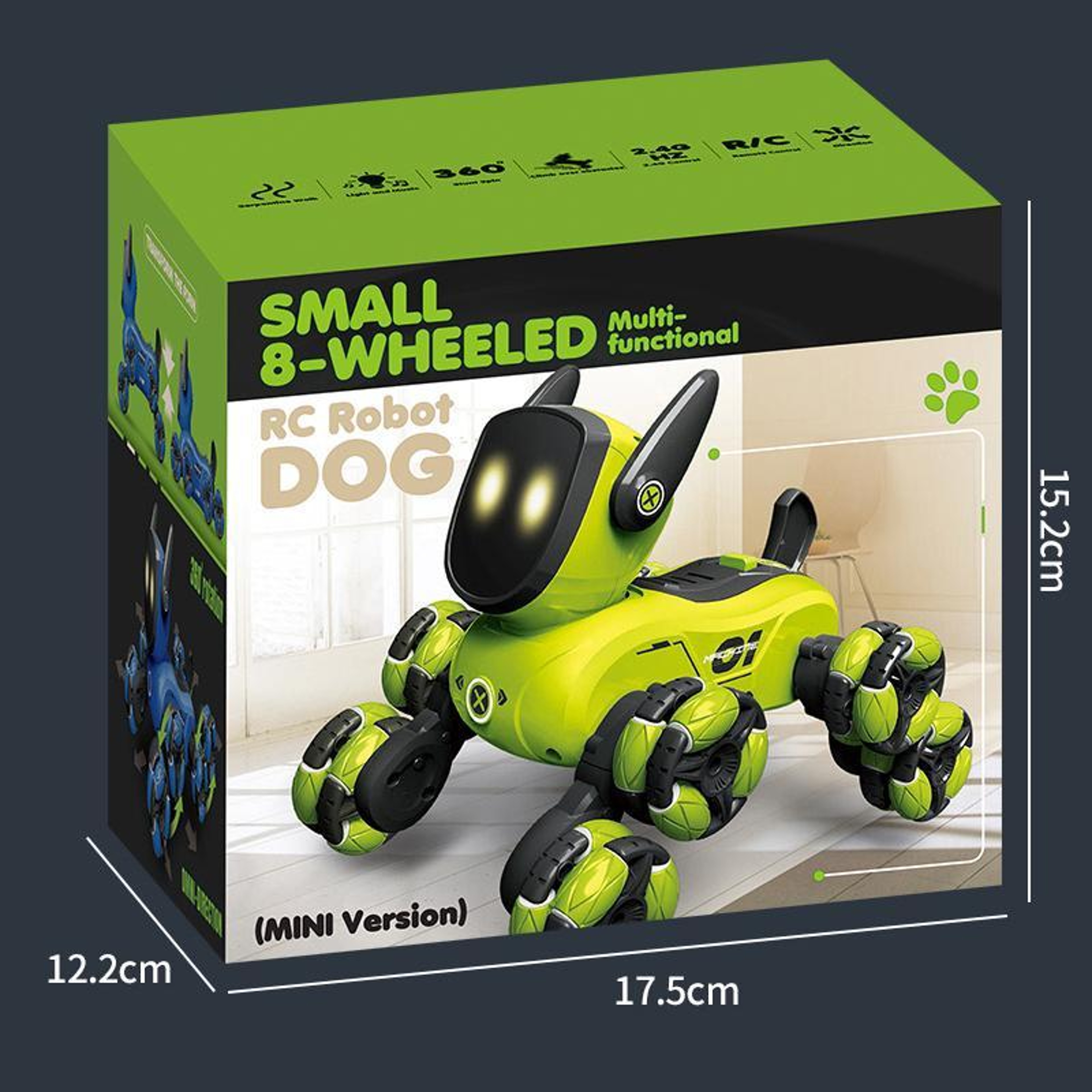 8 Wheel RC Remote Control Robot Dog Toy for Kids & Stunts – view 10