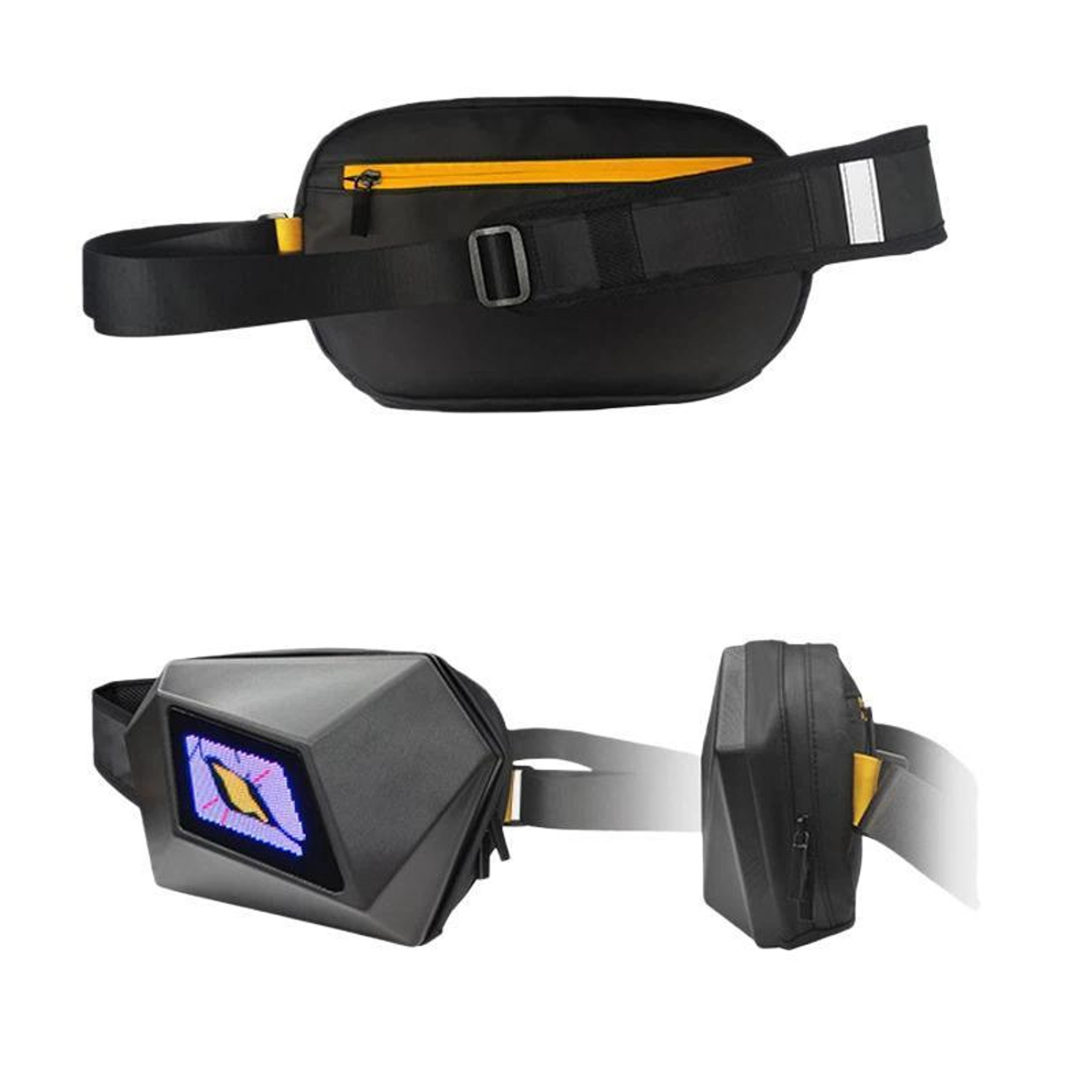 Premium LED Motorcycle Shoulder Bag With Bluetooth LED Display 2
