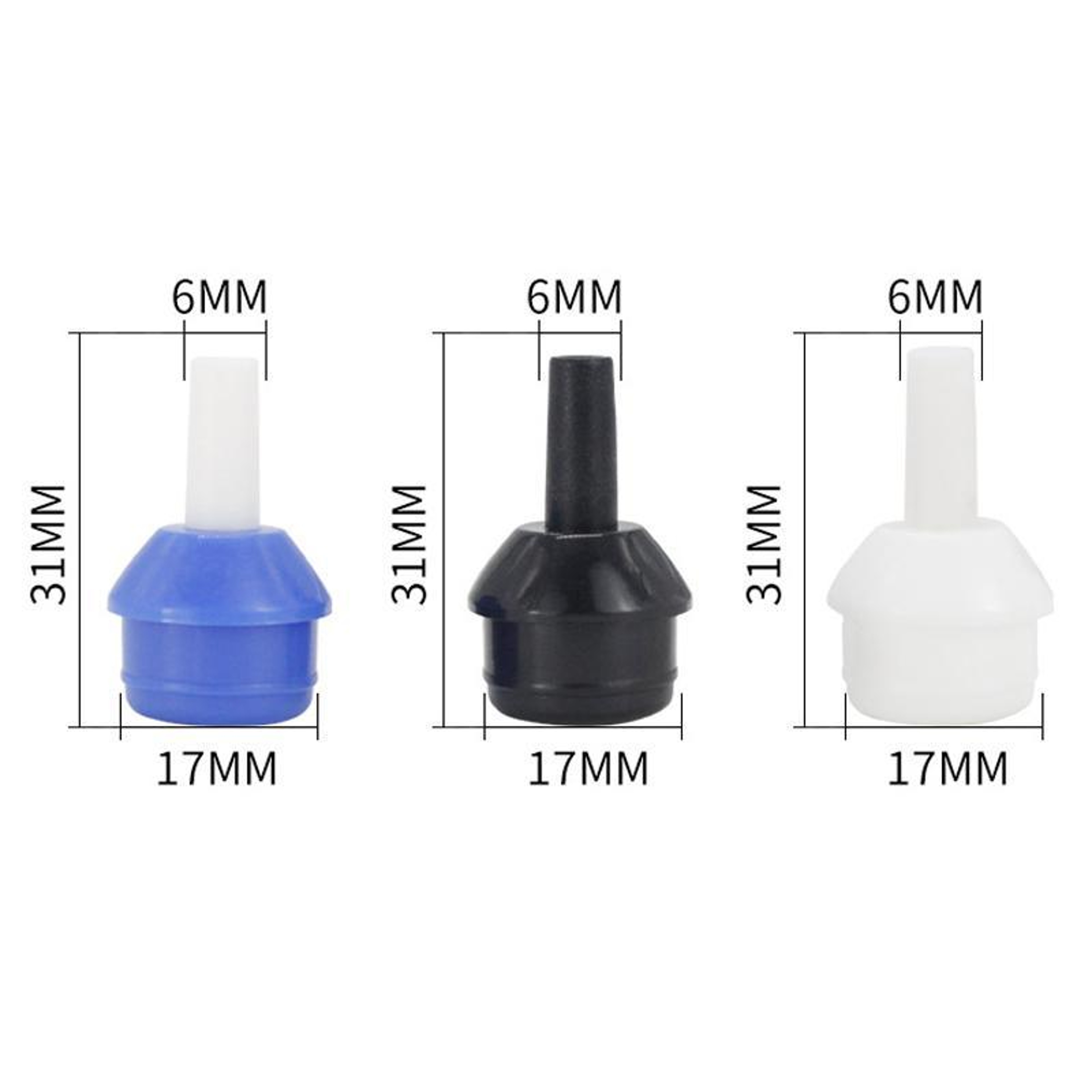 5PCS Premium 17mm High Temperature Nylon Desoldering Nozzle Tips 3
