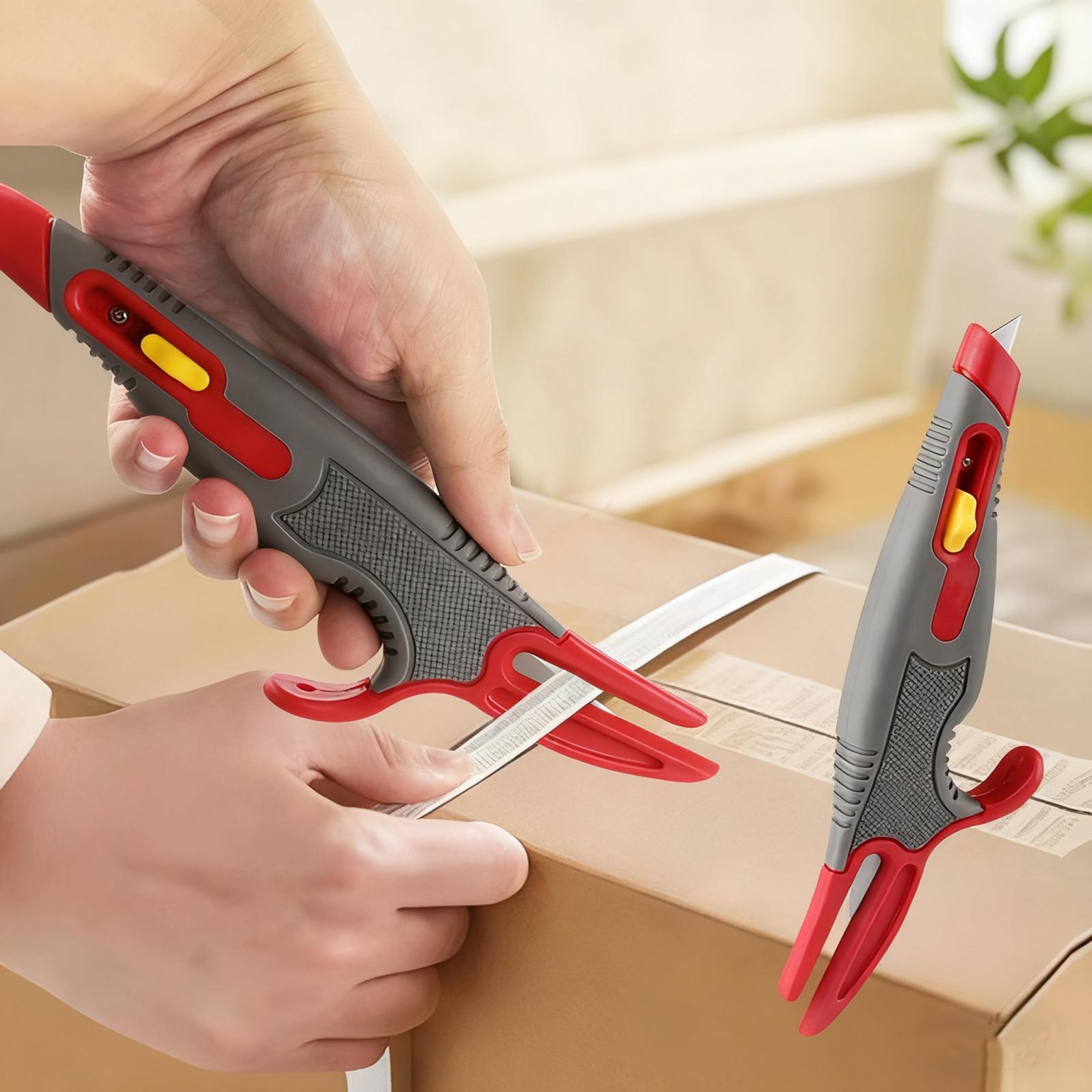 Auto Retract Box Opener  Safety Utility Knife For Tape And Package Cutting 0