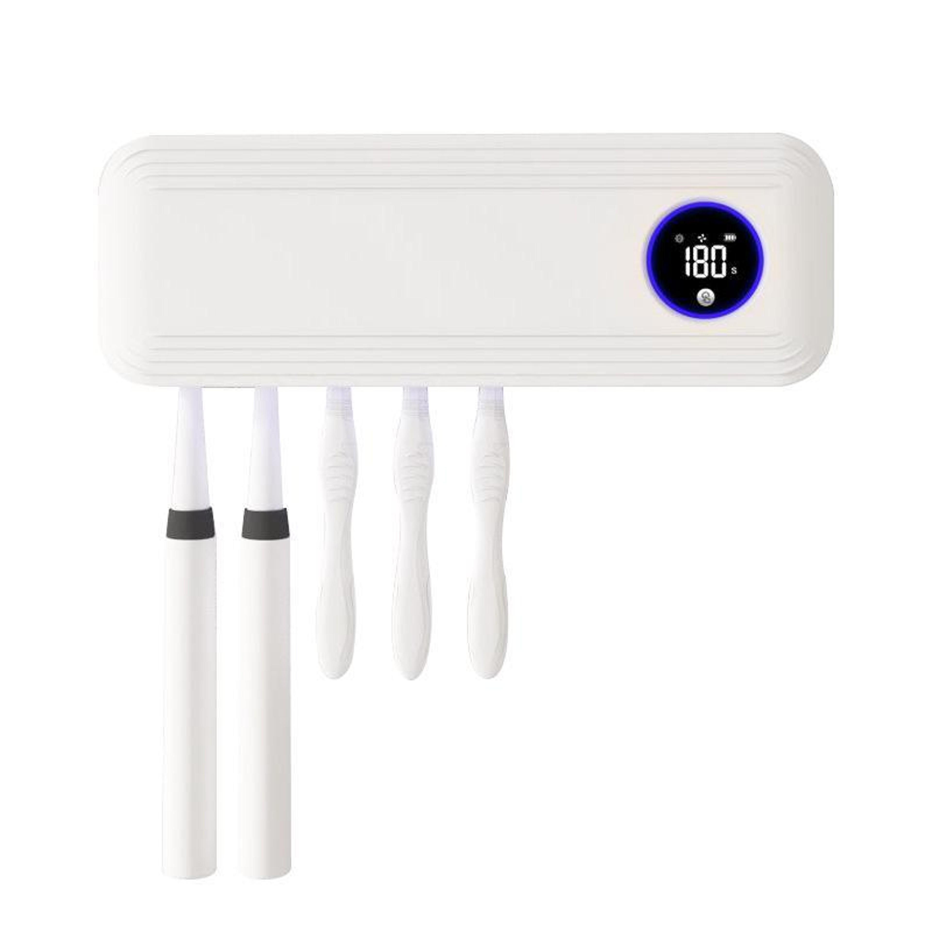 Smart UV Toothbrush Sterilizer  Drying Holder With Auto Sensor And Temperature Display 1