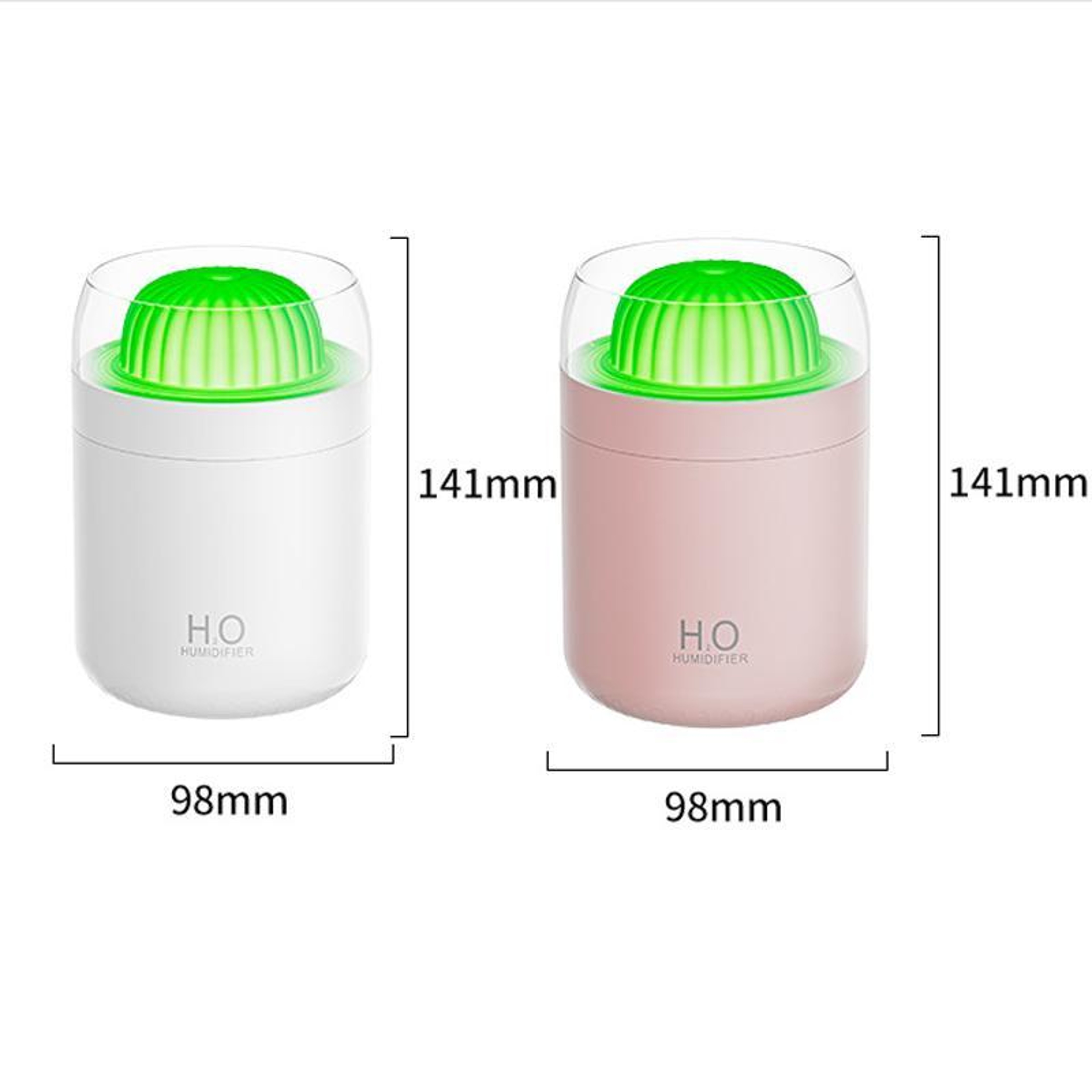Cactus Glow USB Humidifier For Car With Ambient Night Light And 500ml Mist Diffuser 3