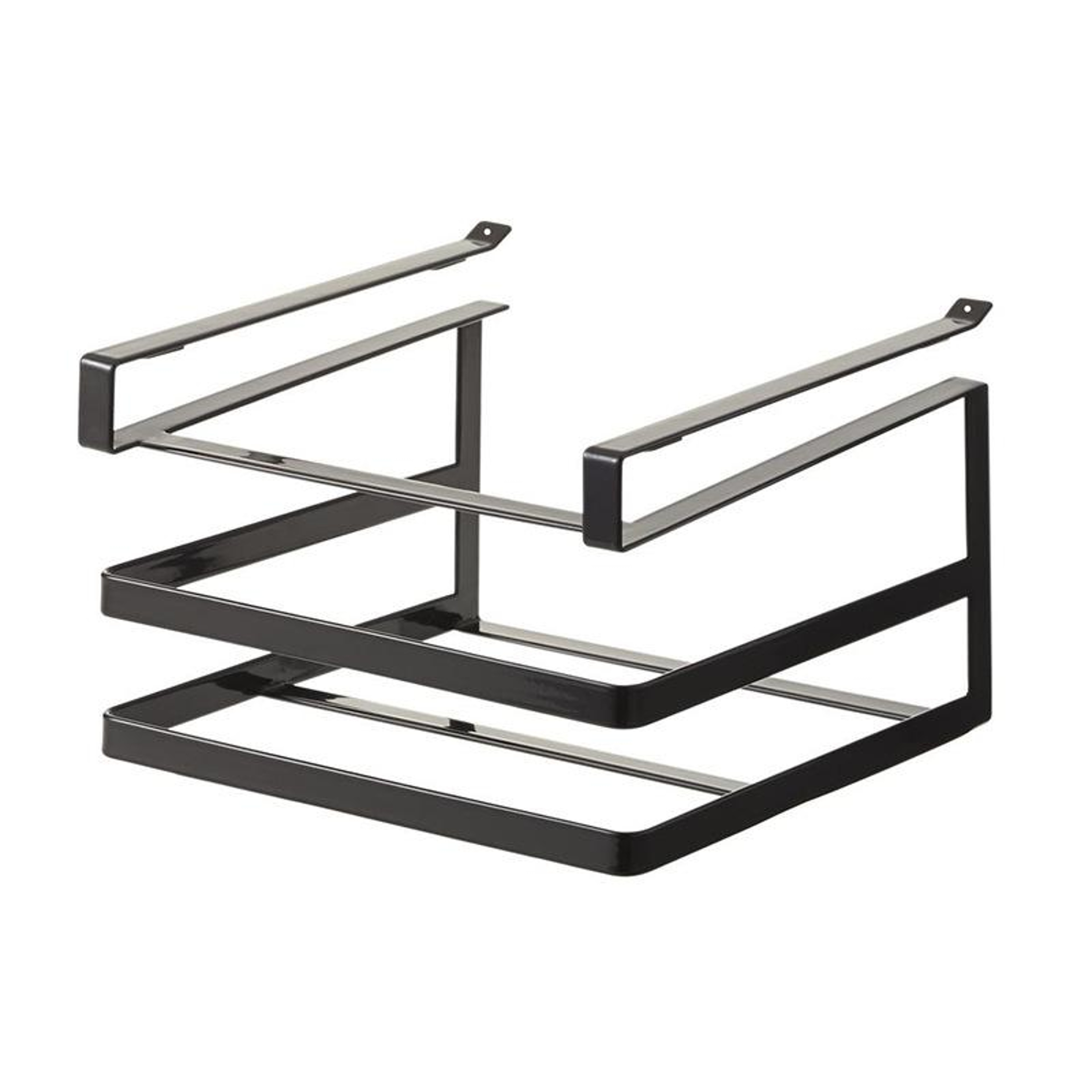 Double Layer Cutting Board Holder Wall Mounted Kitchen Storage Rack 5