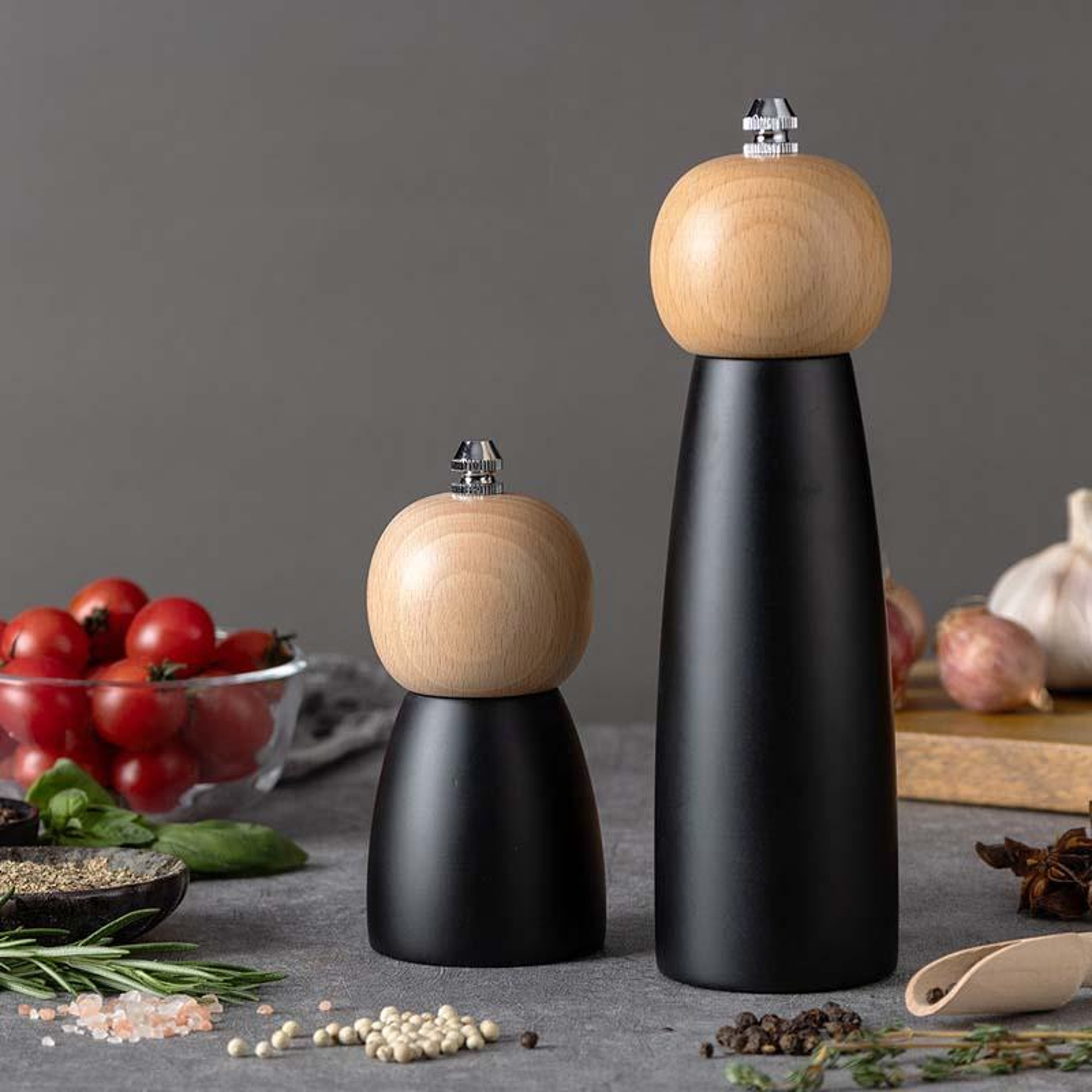 Premium Adjustable Ceramic Pepper Grinder Manual Spice Mill 0