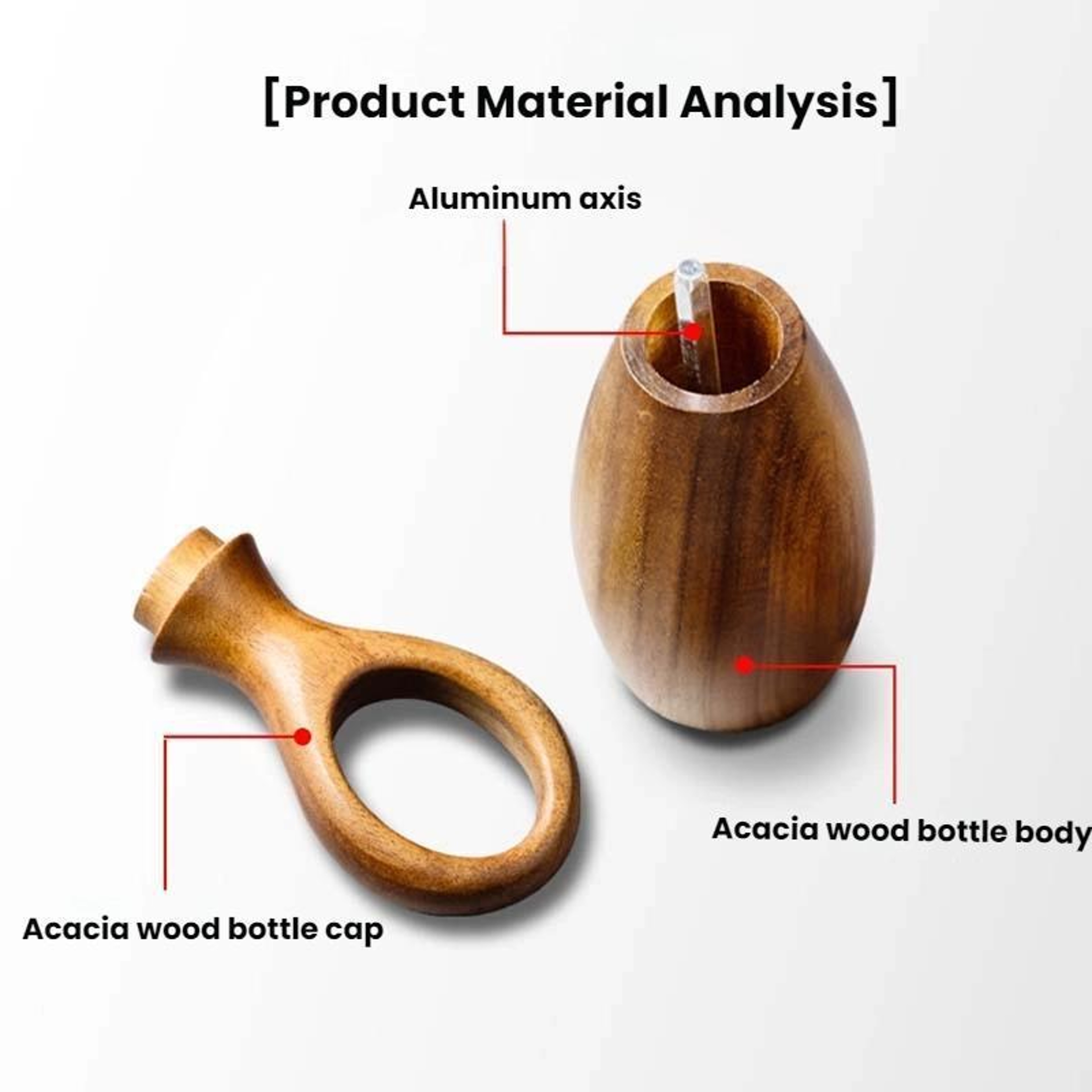 Wood Adjustable Pepper Grinder With Ceramic Core Manual Spice Mill 5