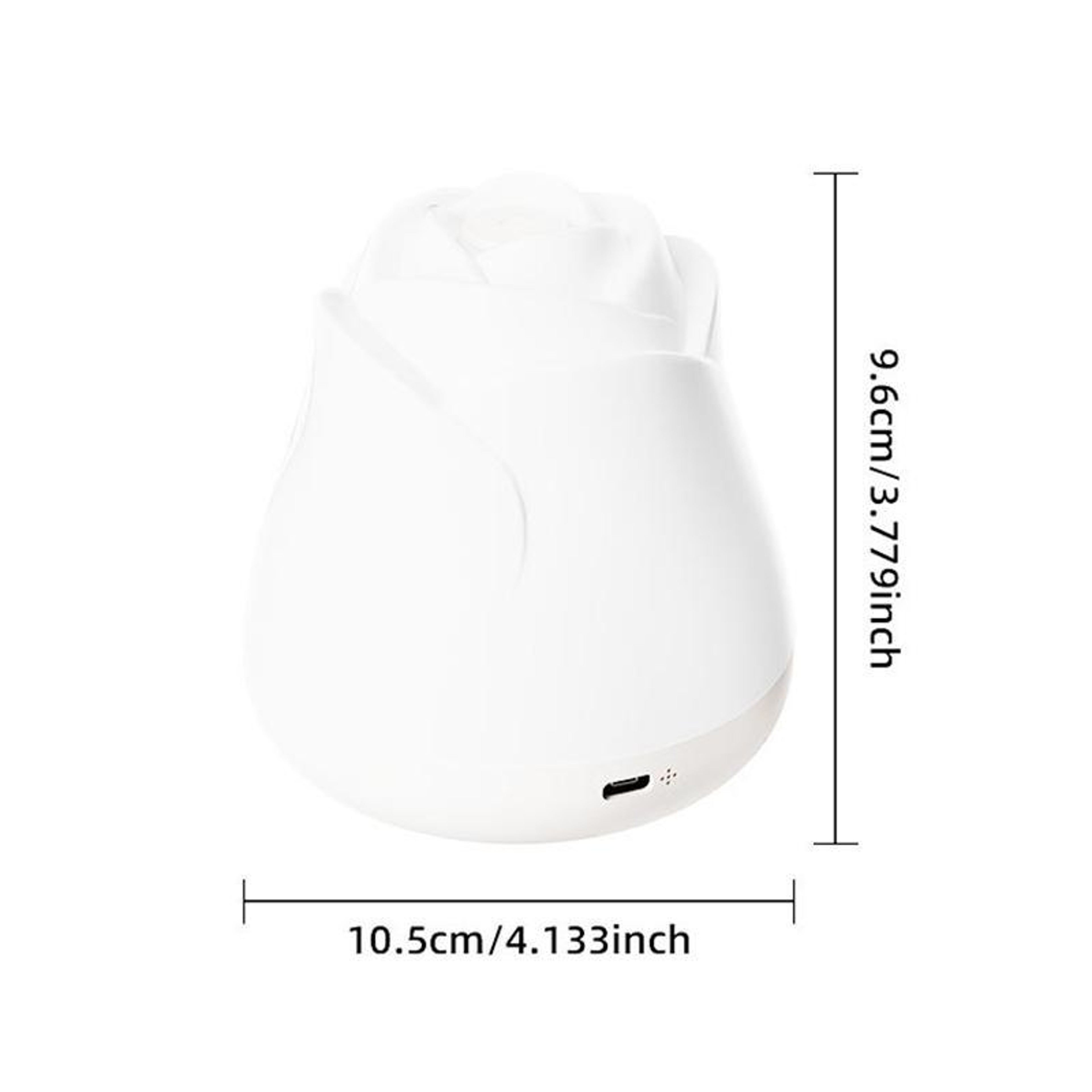 Rose Glow Touch Control Night Light With Adjustable Brightness  3 Color Modes 1