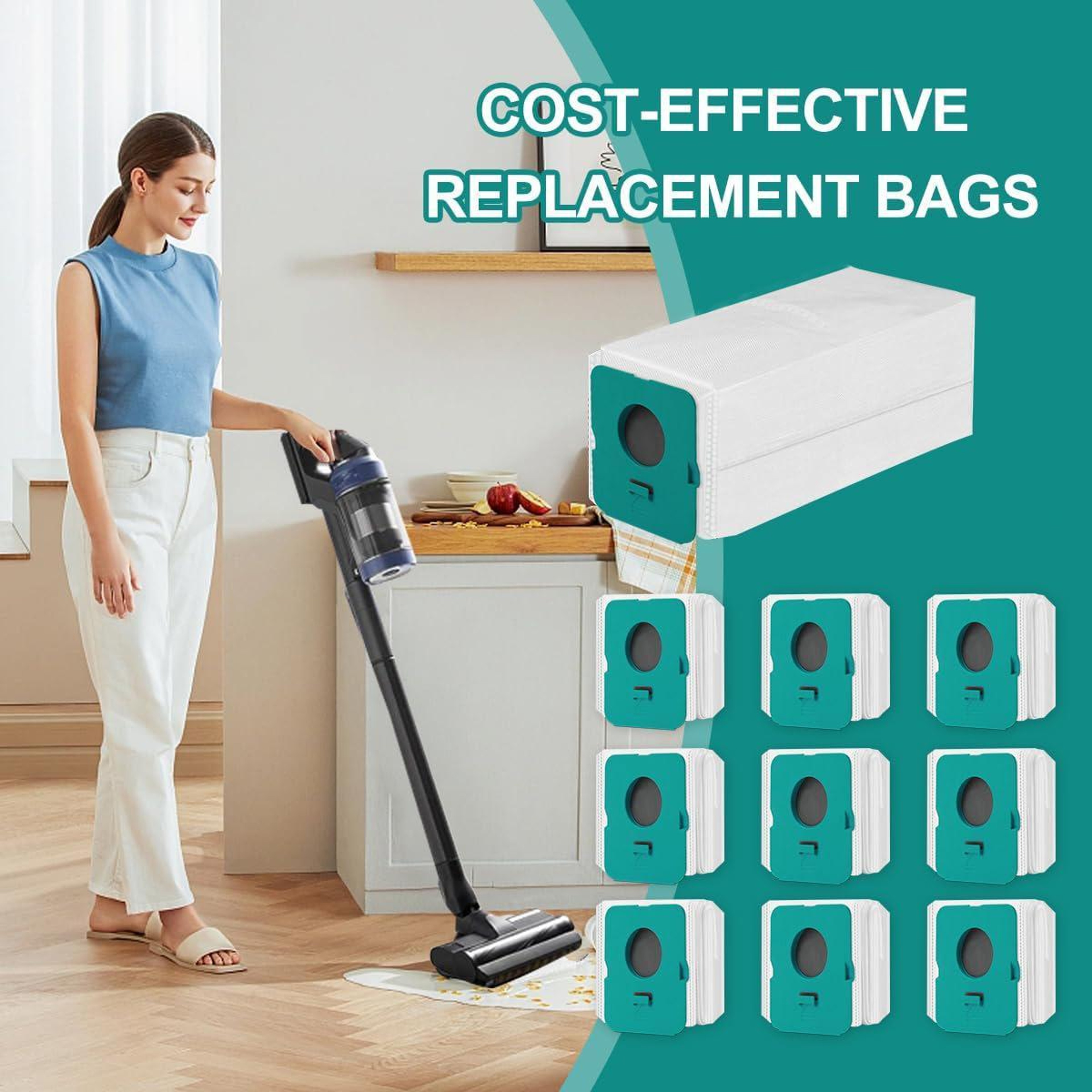 Samsung VS20 Replacement Dust Bags 2 Pack High Filtration Vacuum Cleaner Bags – view 2