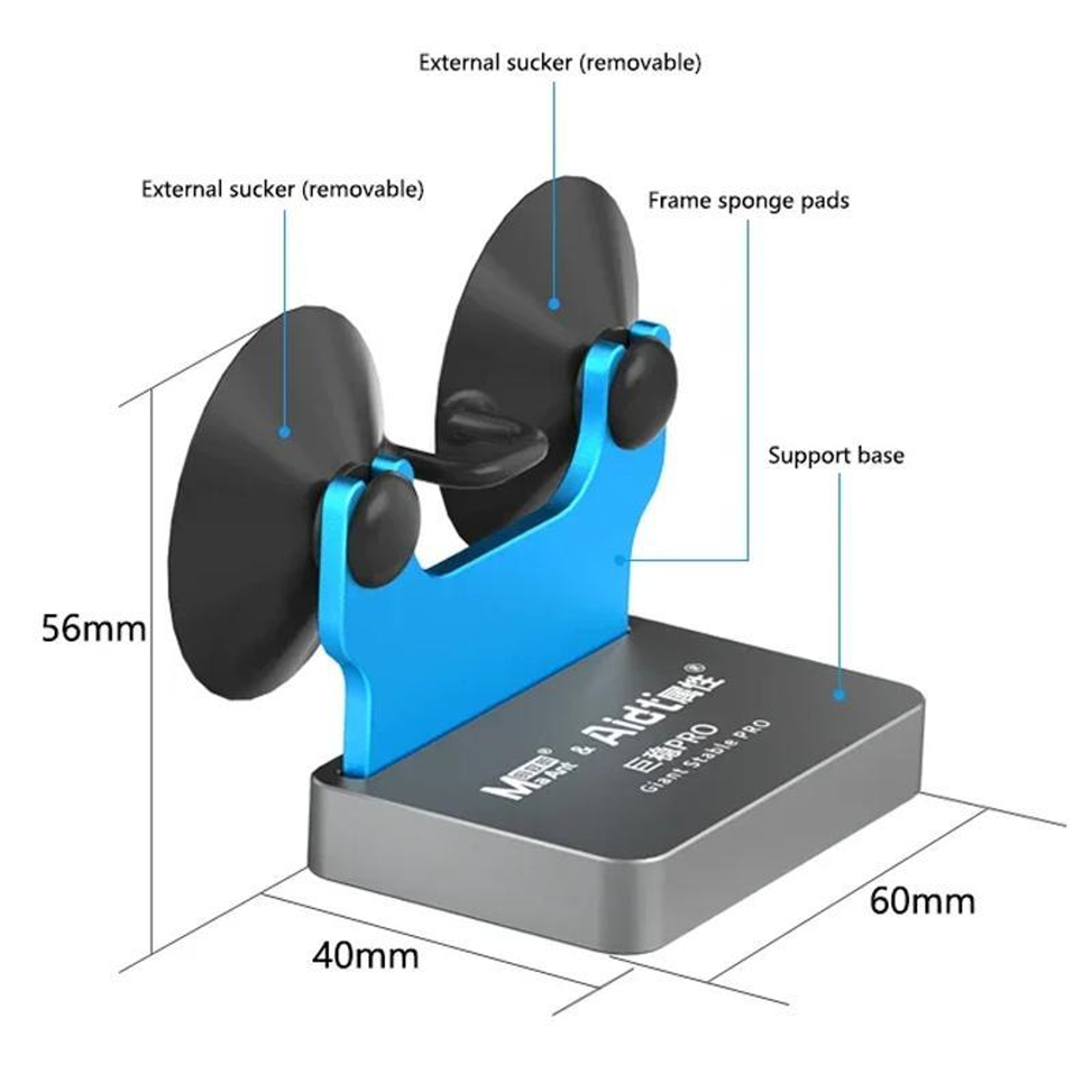 Giant Stability Pro Phone Screen Repair Tool with Suction Cup Support Stand – view 3
