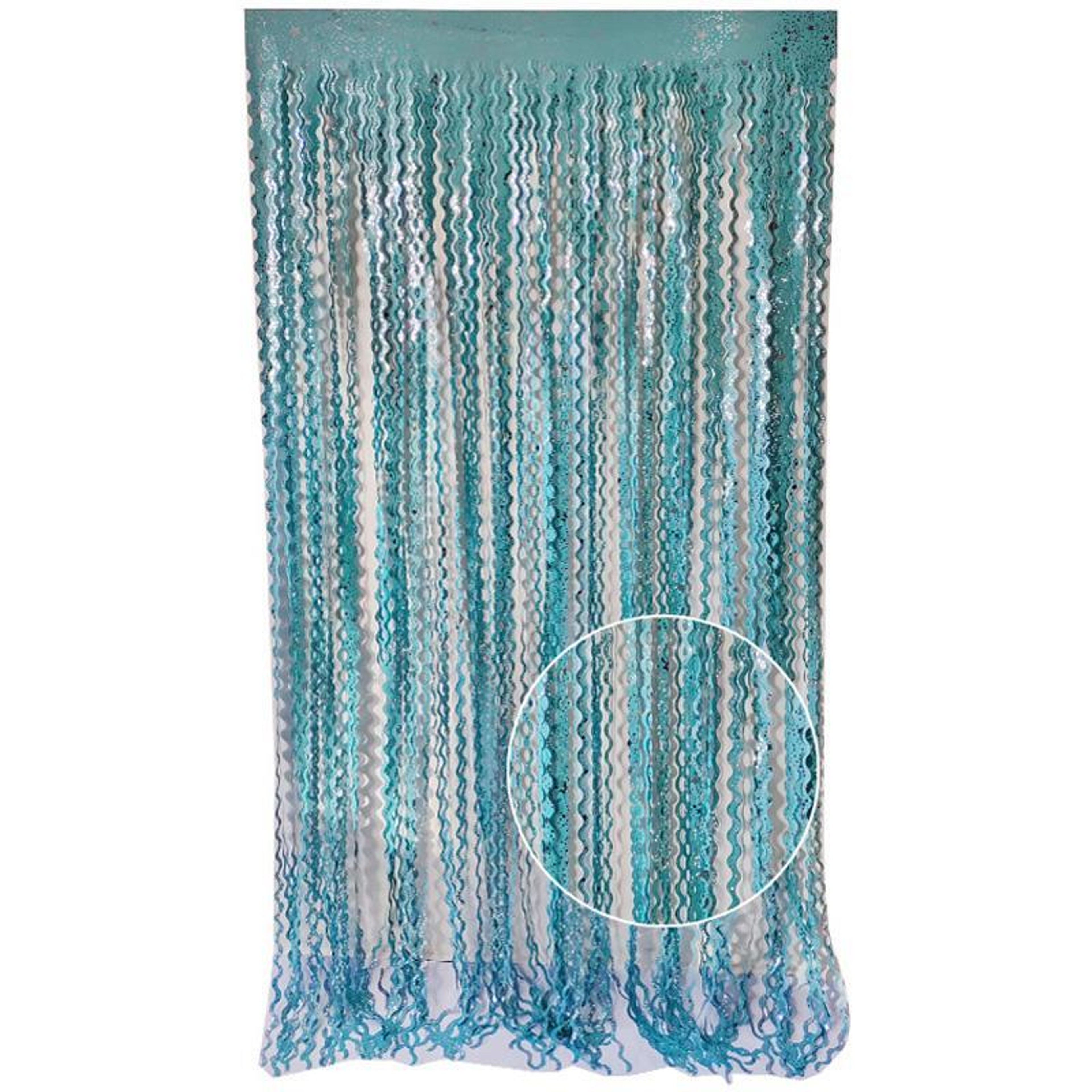 Sparkling Foil Fringe Curtain Party Backdrop Set for Birthdays, Weddings & Celebrations 2PCS – view 7
