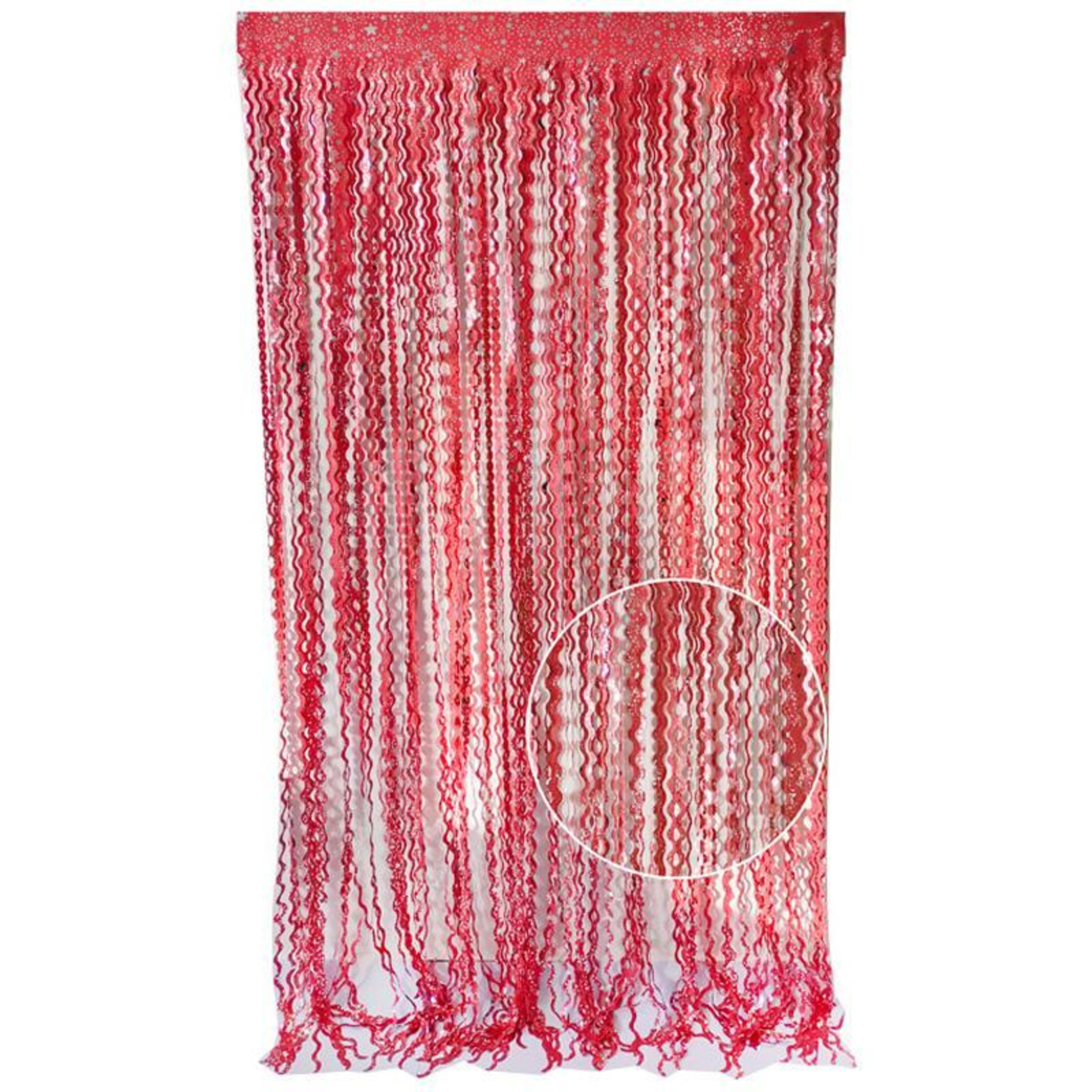 Sparkling Foil Fringe Curtain Party Backdrop Set for Birthdays, Weddings & Celebrations 2PCS – view 9