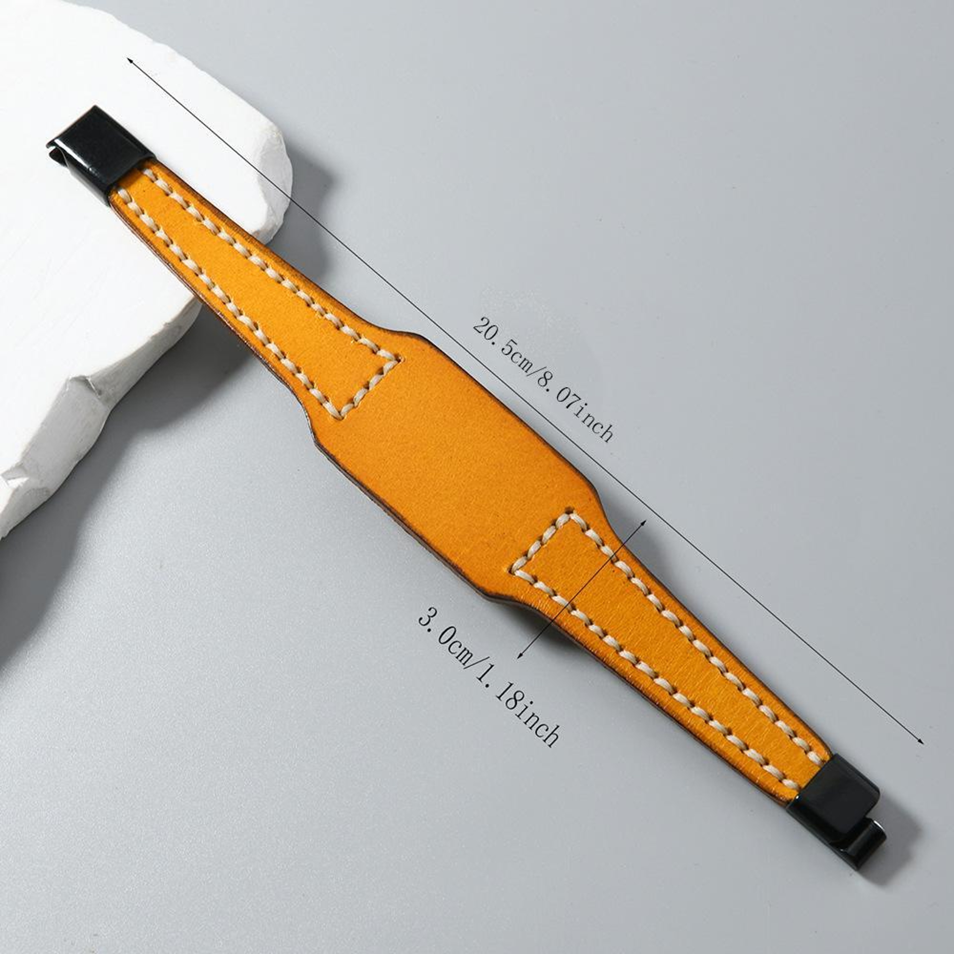 Vintage HandStitched Cowhide Leather Bracelet DIY Kit For Couples  Friendship Gifts 4
