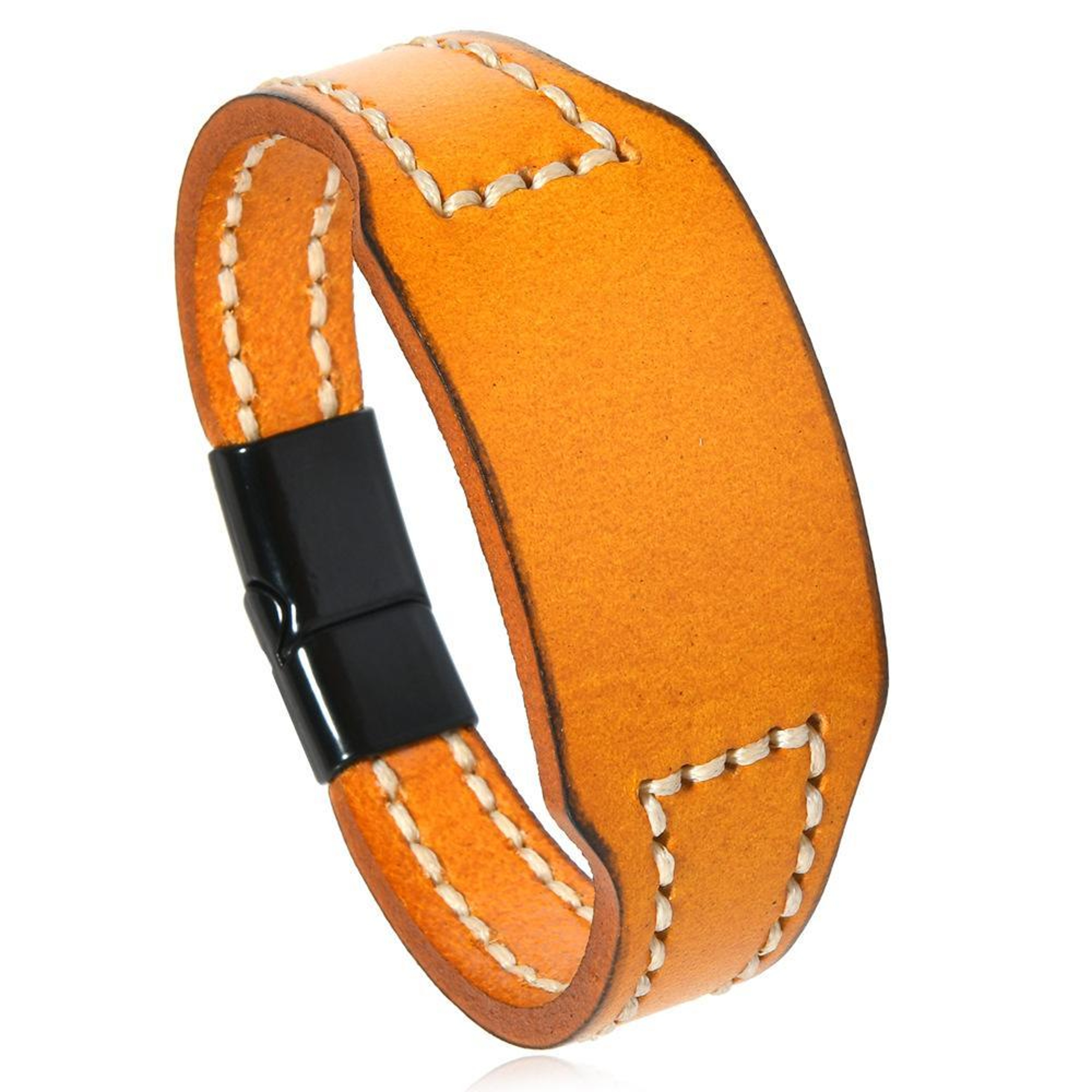 Vintage HandStitched Cowhide Leather Bracelet DIY Kit For Couples  Friendship Gifts 7