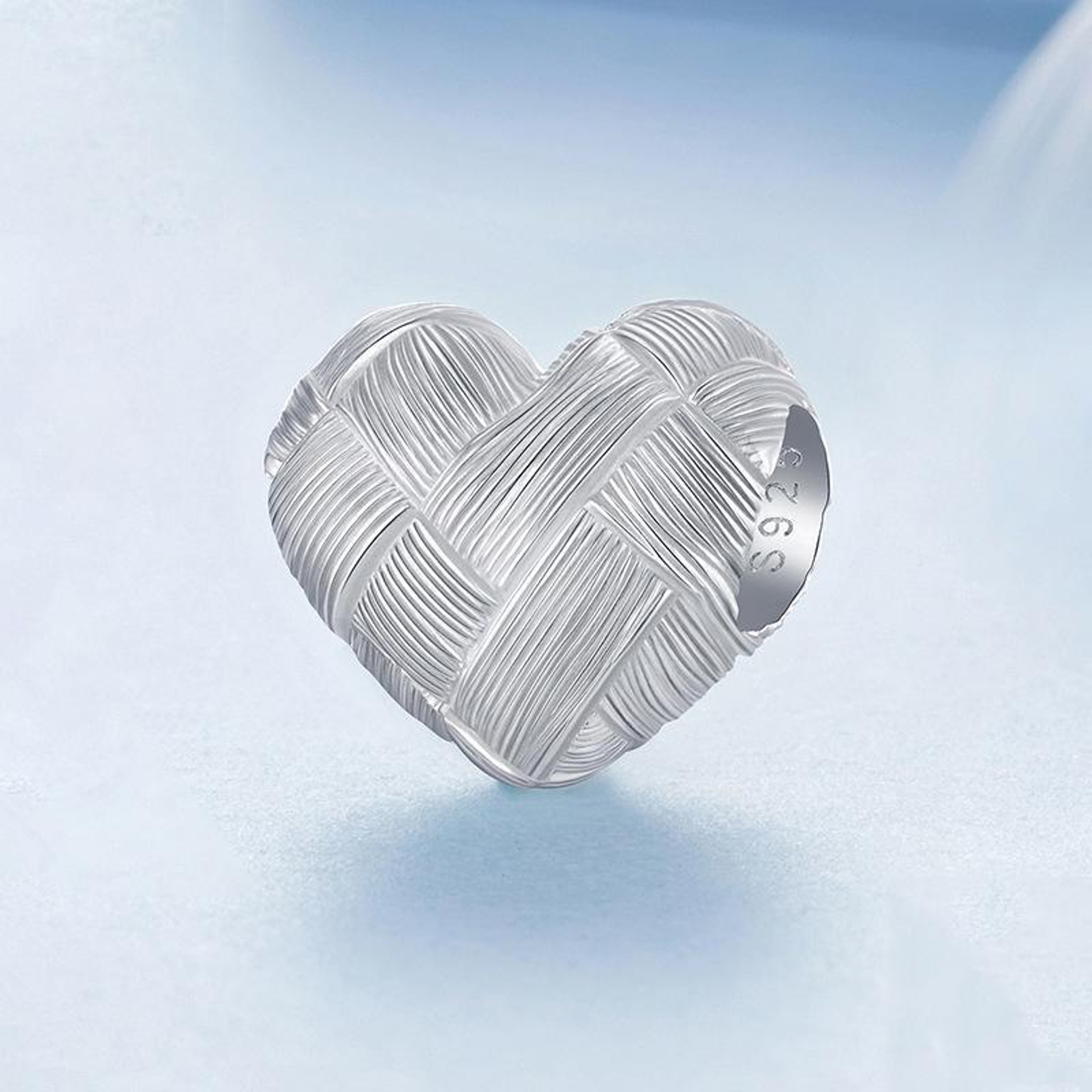 Sterling Silver Heart Charm Bead For DIY Bracelets And PandoraStyle Jewelry 0