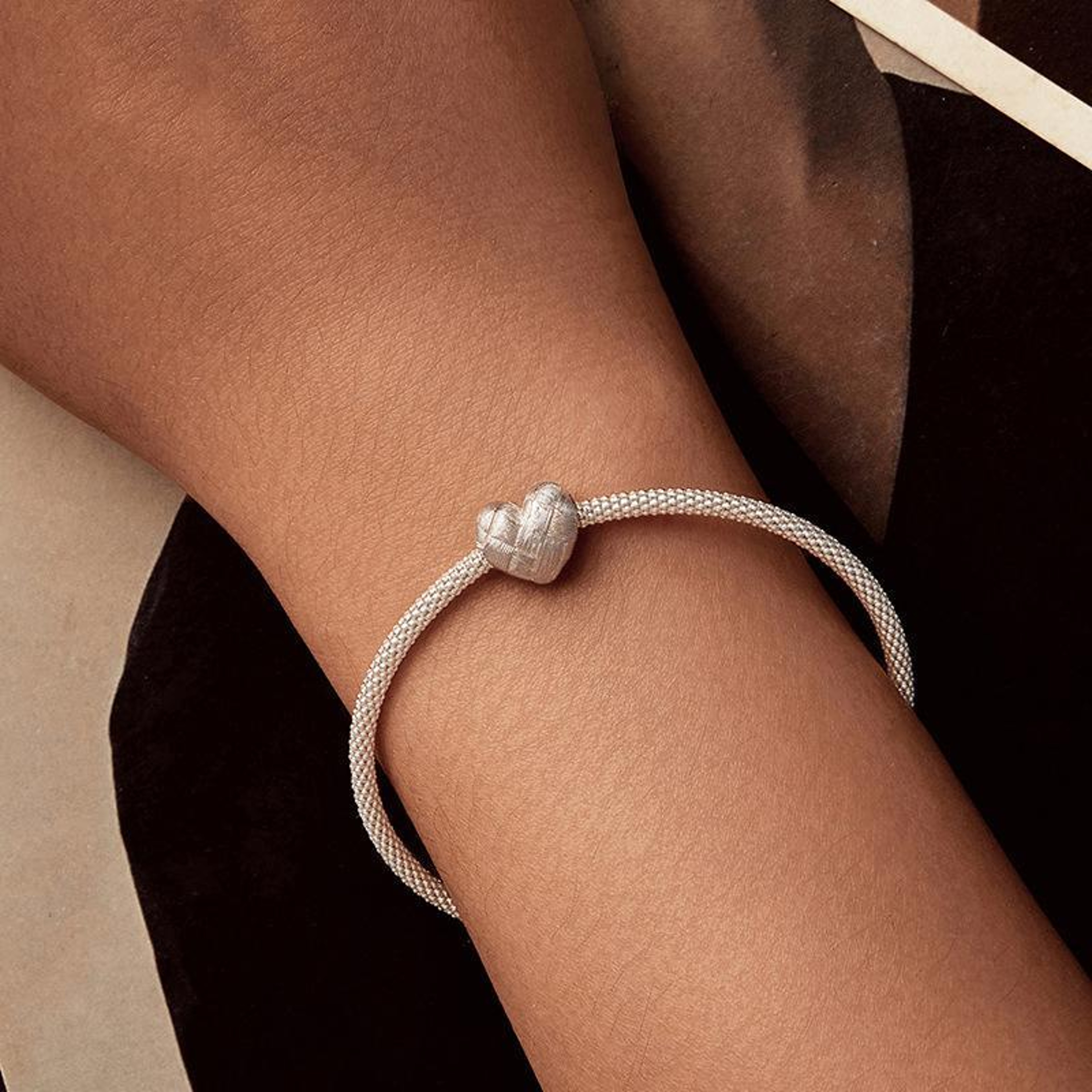Sterling Silver Heart Charm Bead For DIY Bracelets And PandoraStyle Jewelry 5