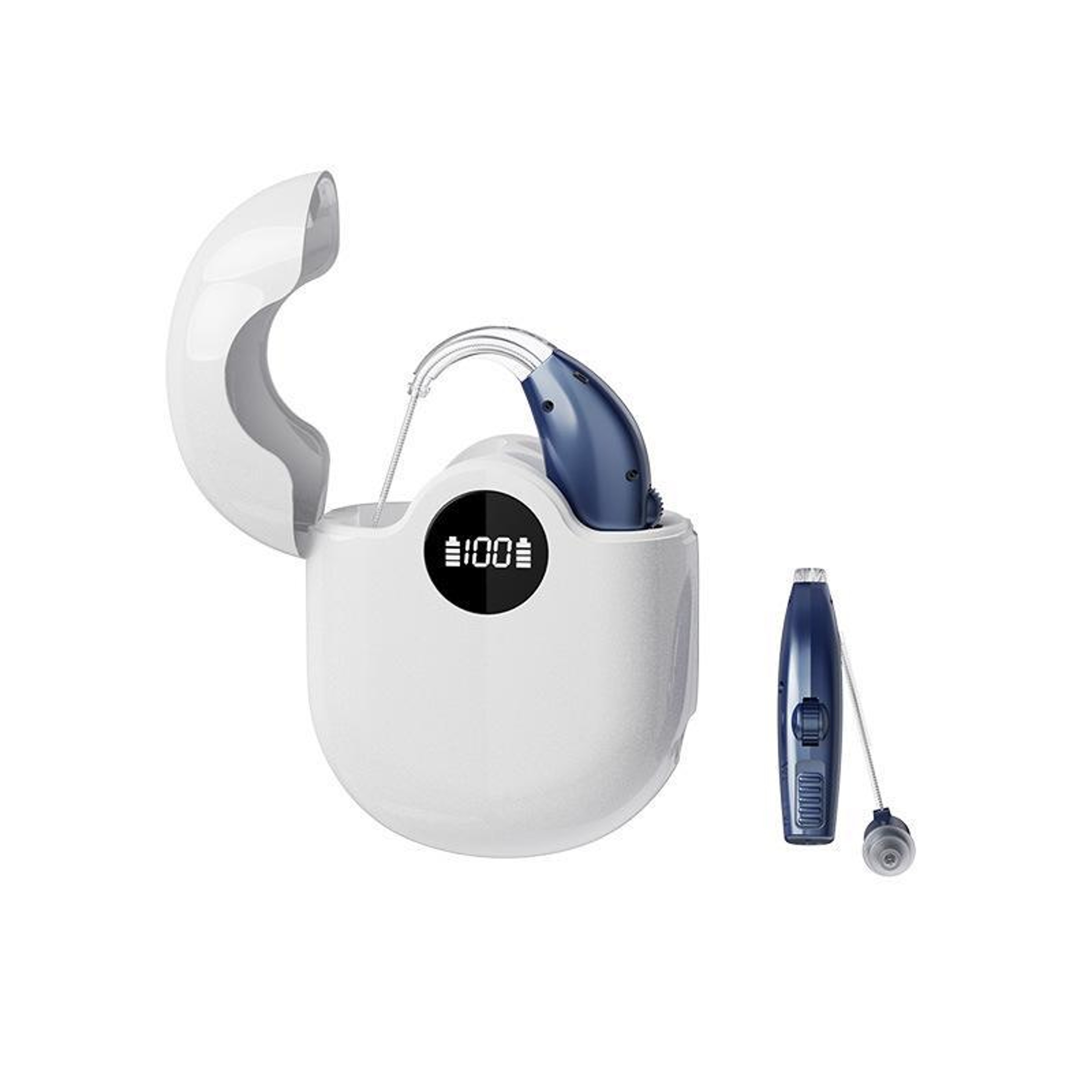 Rechargeable Hearing Aid For Seniors With Digital Display  Noise Cancellation 9