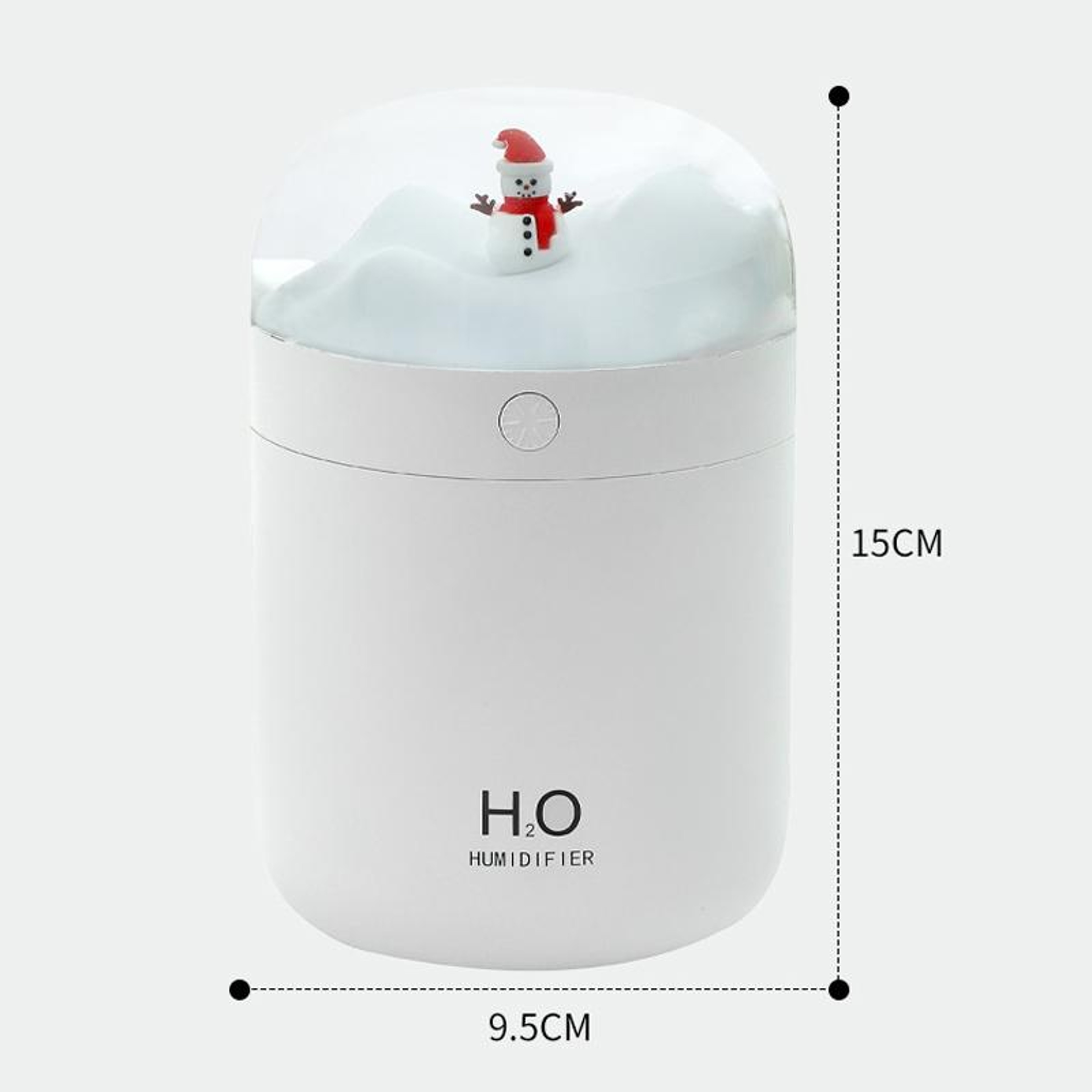 Snowman Glow 500ml USB Desktop Humidifier With Colorful Night Light 2
