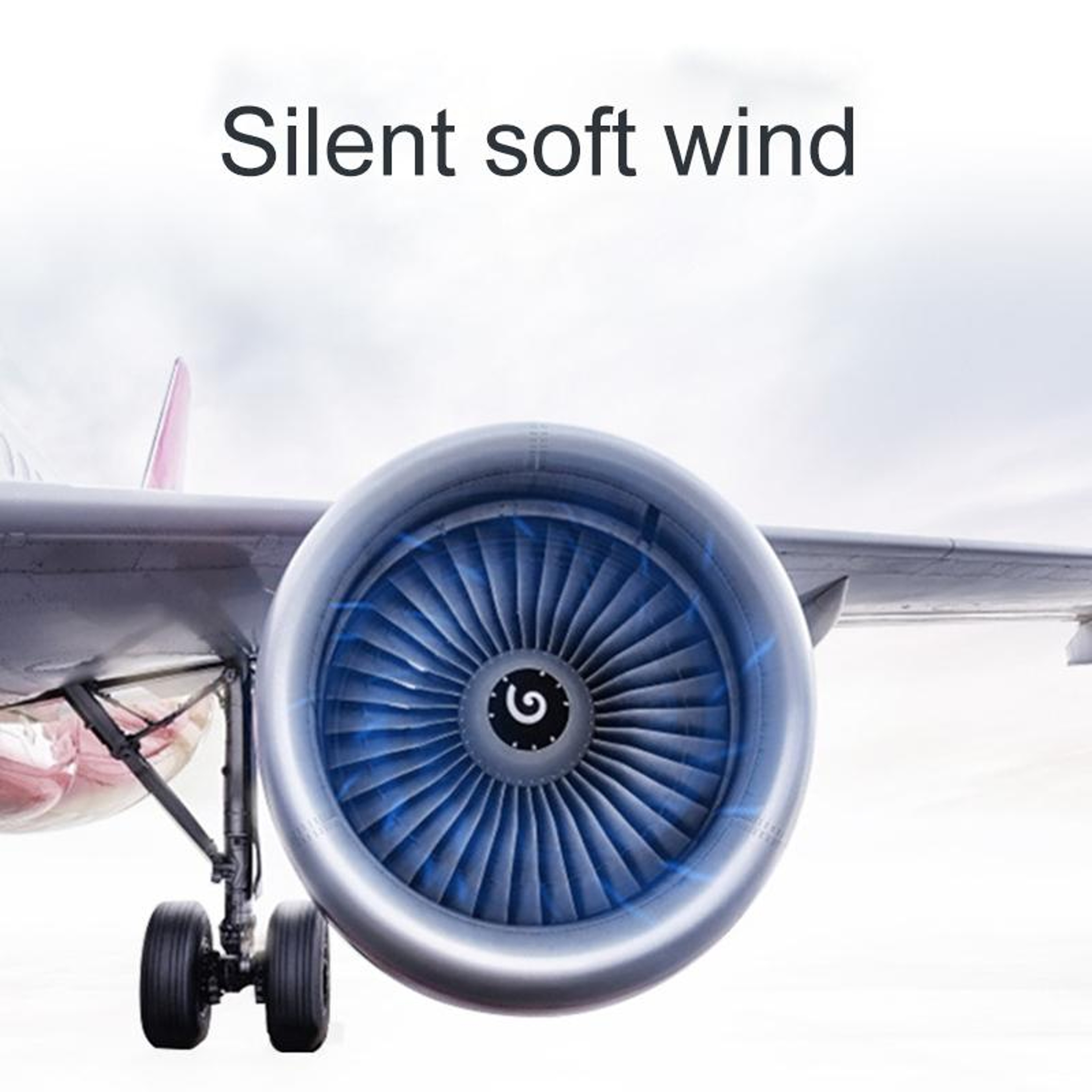 USB Desk Fan Portable Air Circulator With Dual Speed Control 4