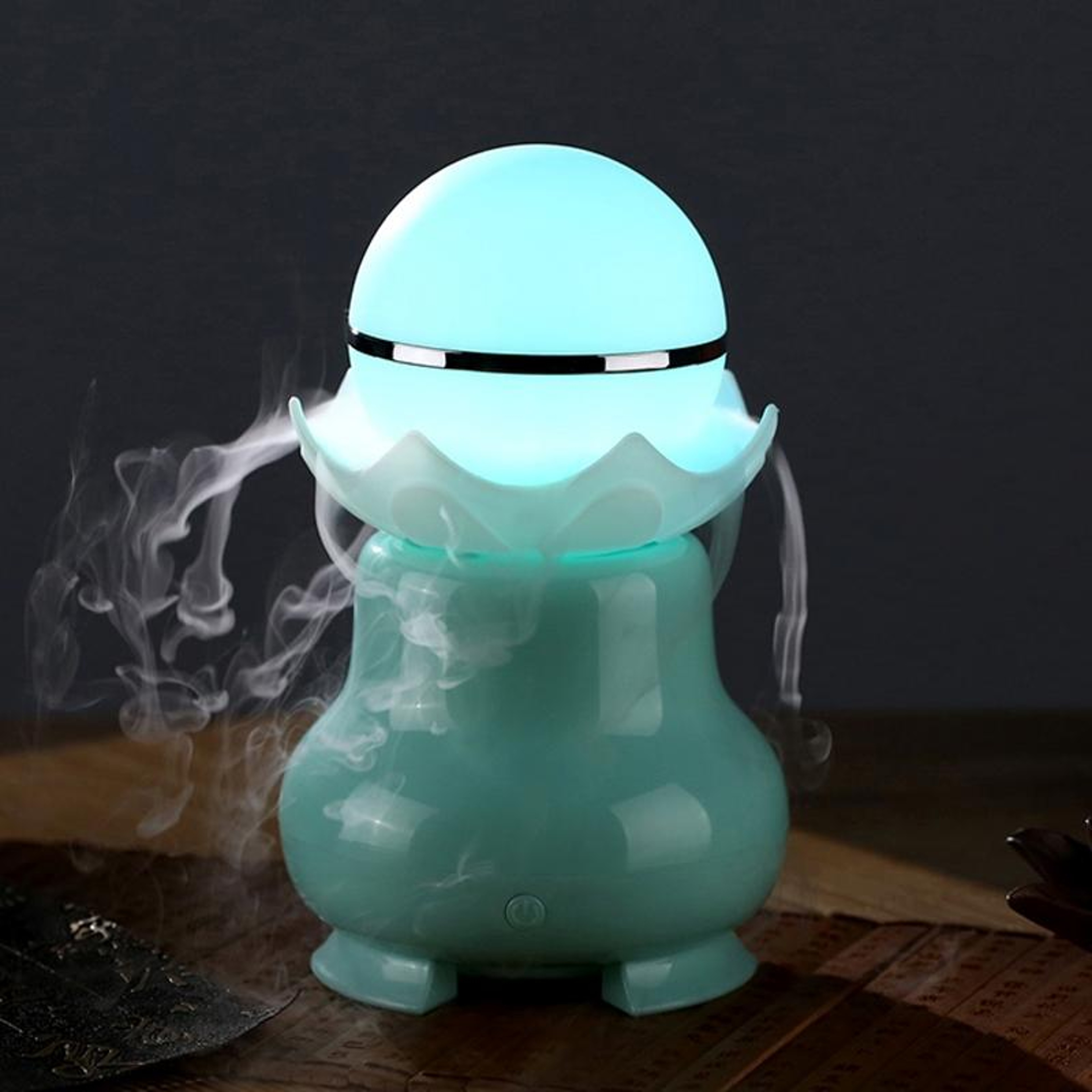 Luminous Pearl Aromatherapy Humidifier With LED Night Light  USB Ultrasonic Mist 7