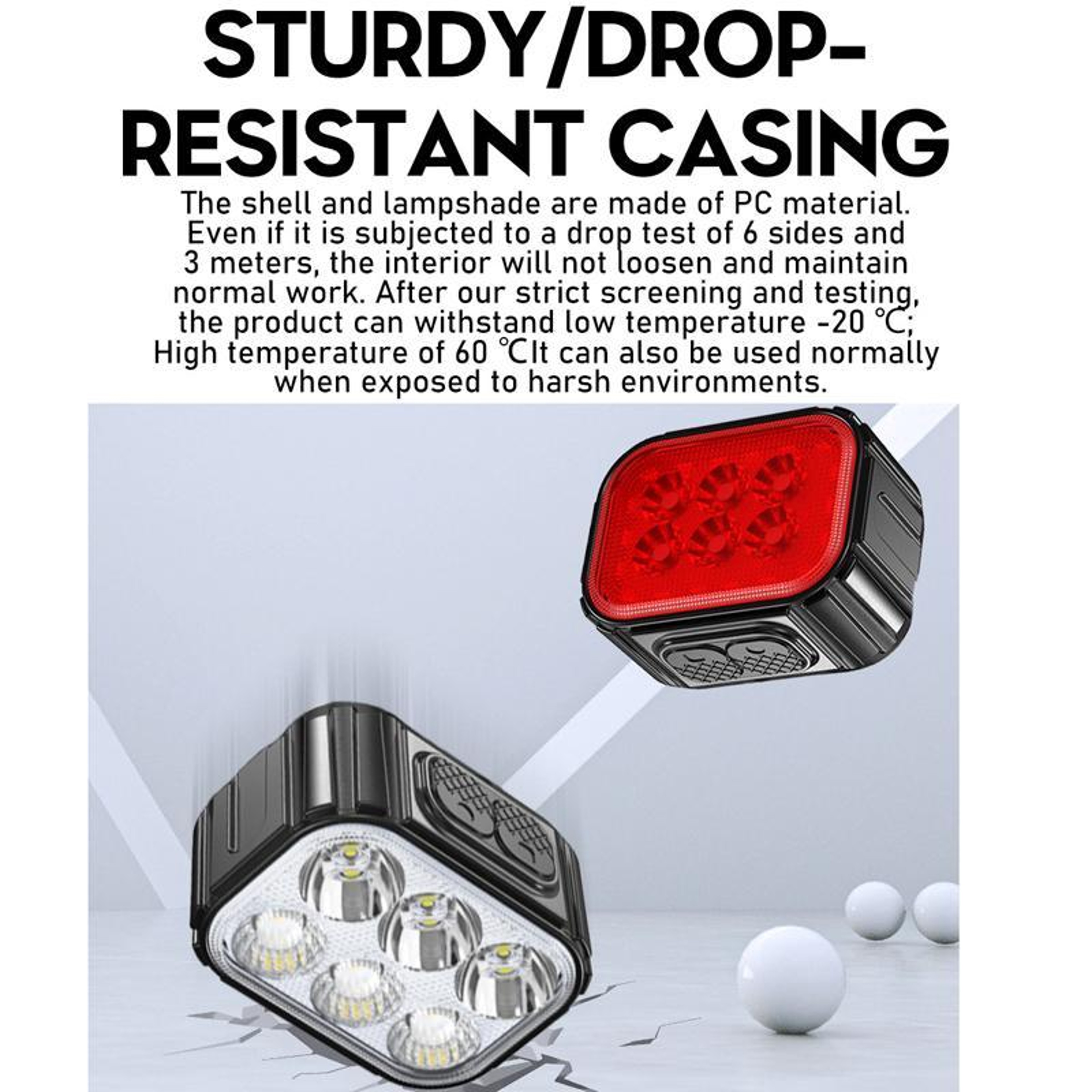 USB Rechargeable Bike Lights Front and Rear Set for Safe Night Riding – view 10