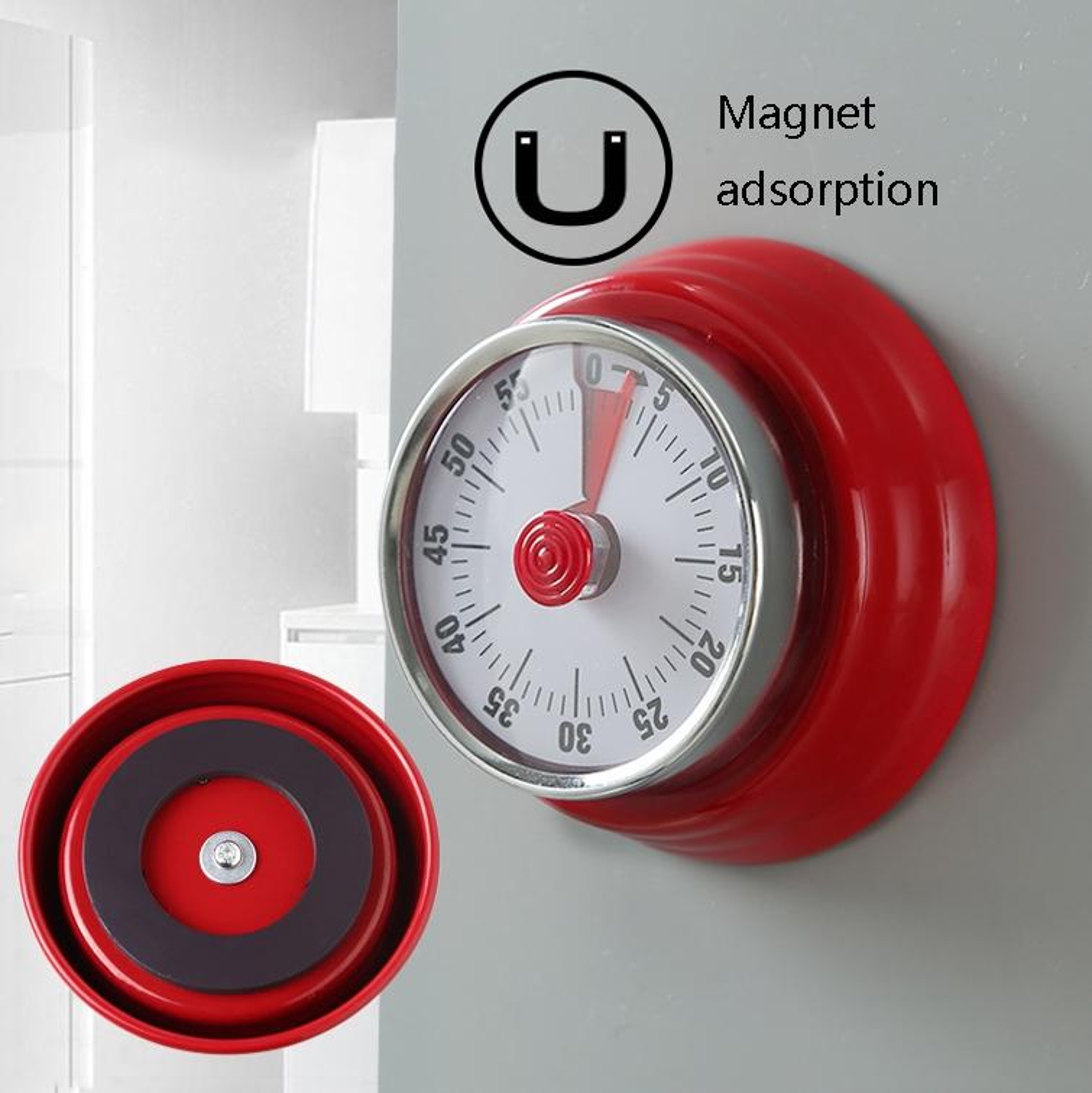 Magnetic Stainless Steel Kitchen Timer With Loud Alarm For Cooking Baking  Study Sessions 2