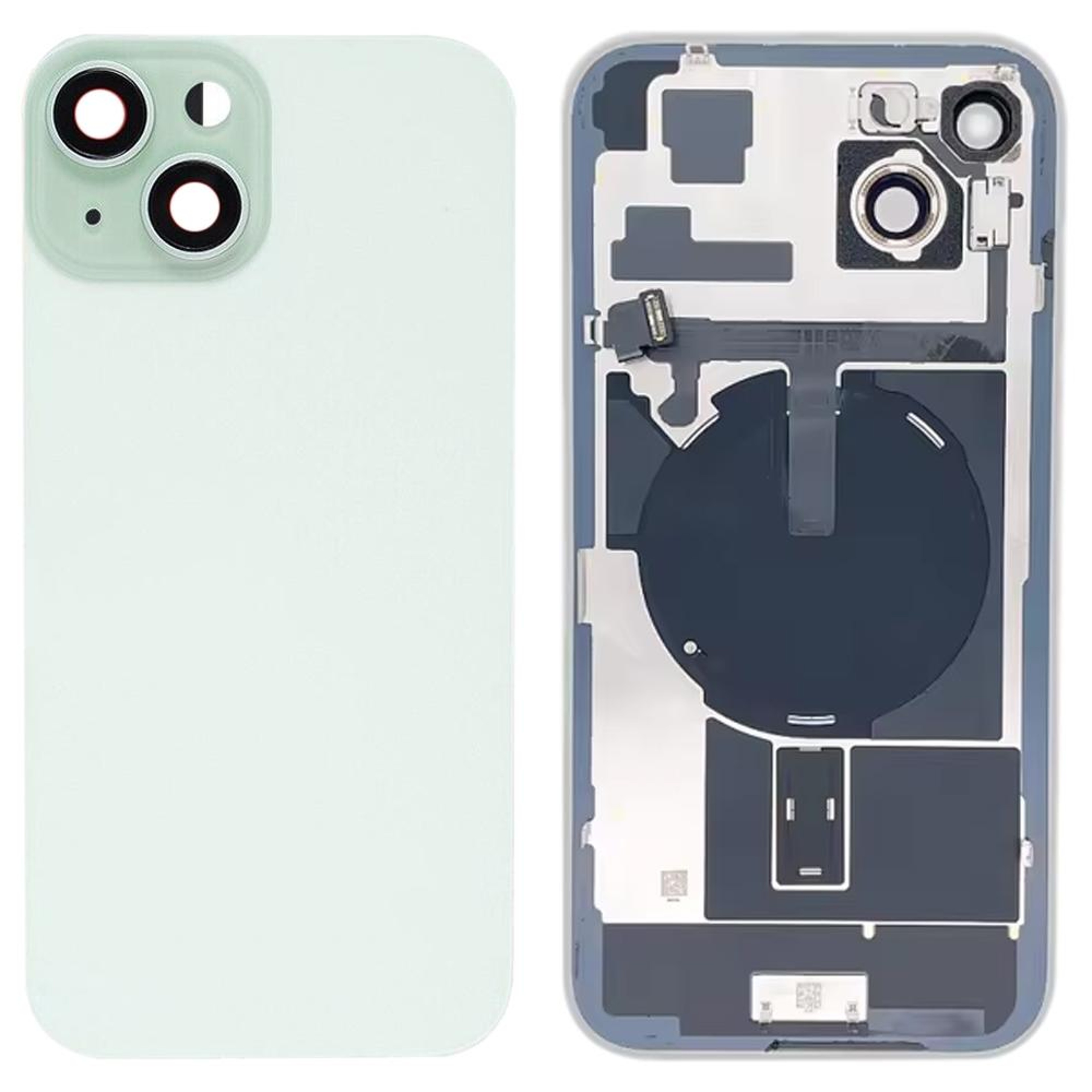 IPhone 15  15 Plus Back Glass Replacement Cover With Wireless Charging Module  Flash Bracket 9