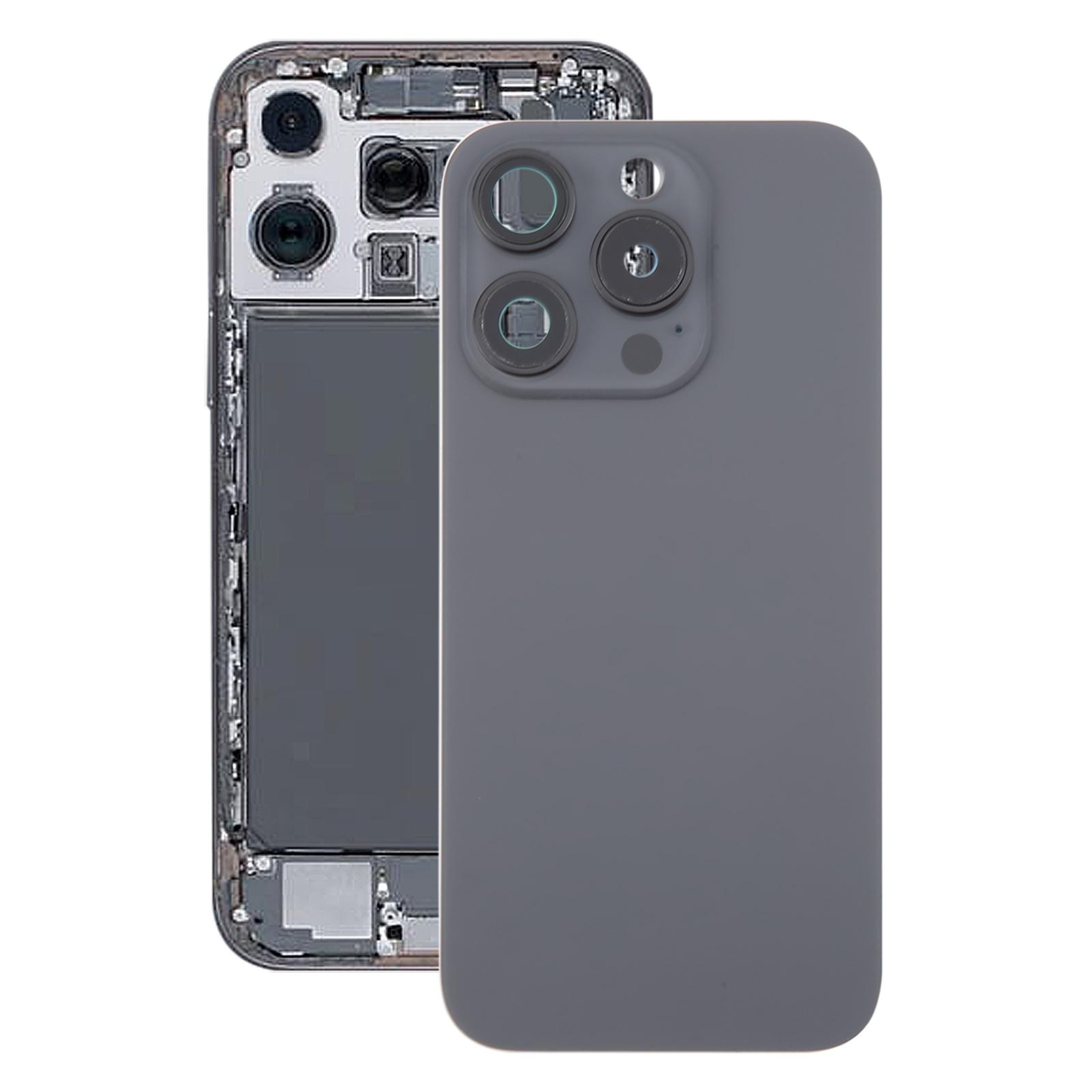 For IPhone 16 Pro Max Original Glass Battery Back Cover With Camera Lens Frame  MagSafe Magnet 0