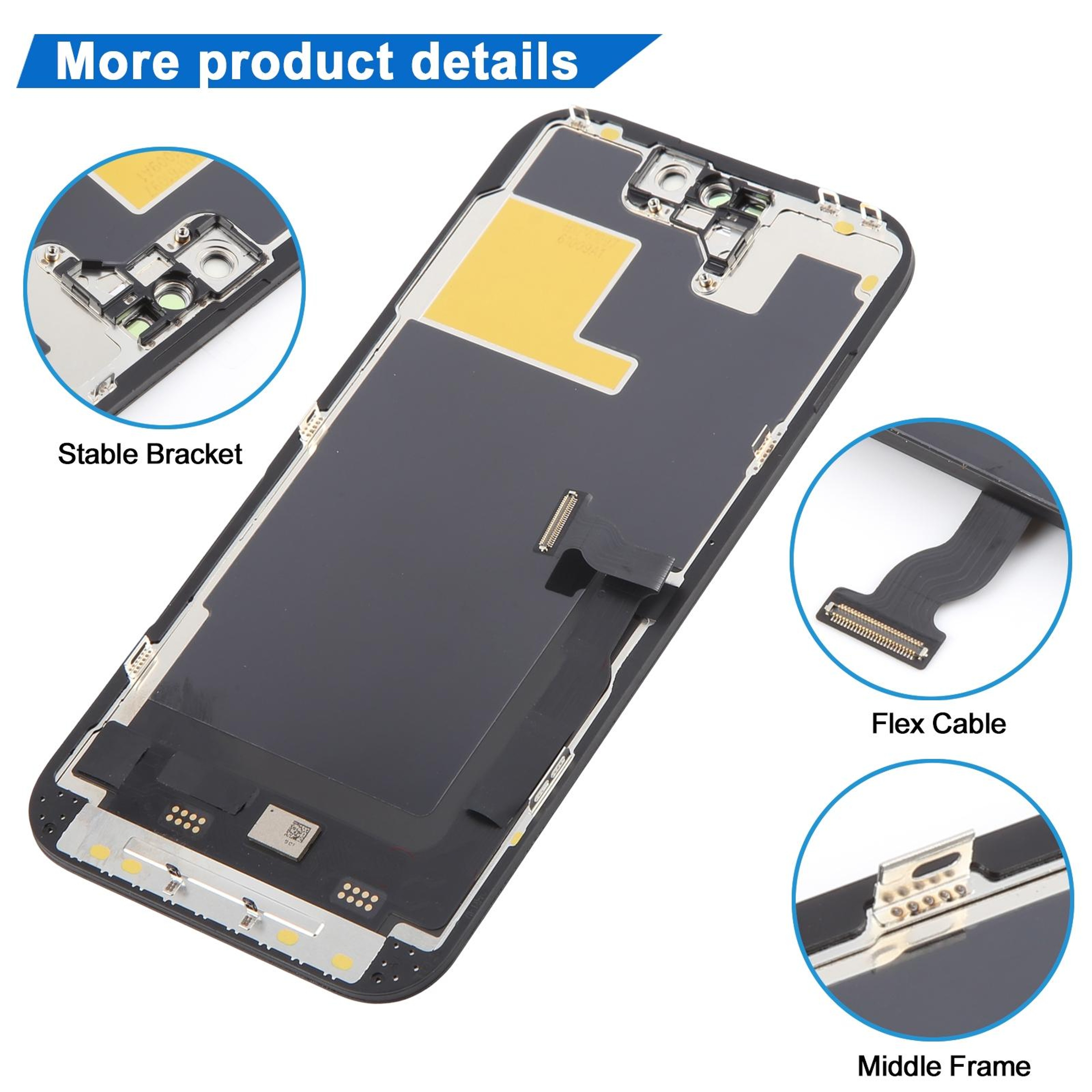 IPhone HD Incell LCD Screen Replacement With Touch Digitizer Assembly 1